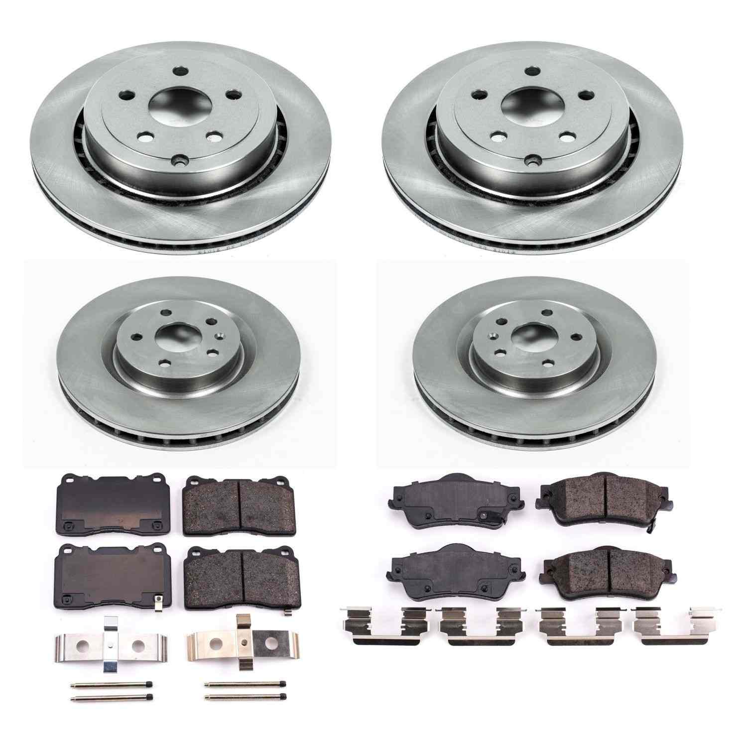 Power Stop 2009 Pontiac G8 Front & Rear Autospecialty Brake Kit