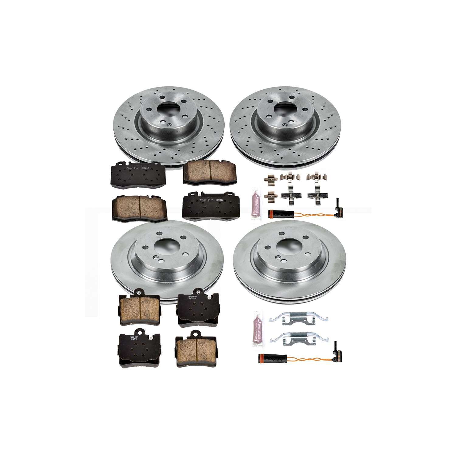 Power Stop 00-03 Mercedes-Benz CL500 Front & Rear Autospecialty Brake Kit