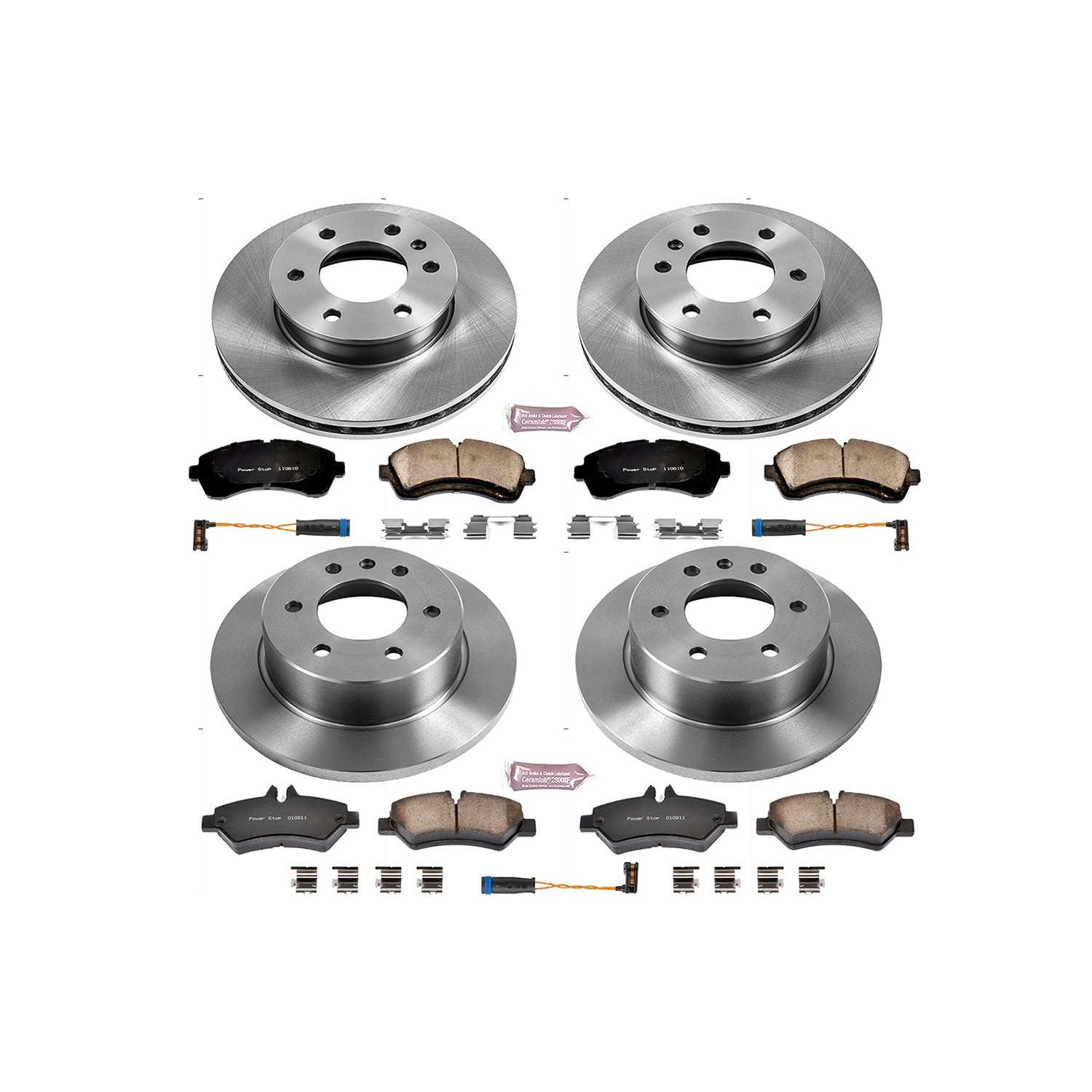 Power Stop 07-09 Dodge Sprinter 3500 Front & Rear Autospecialty Brake Kit