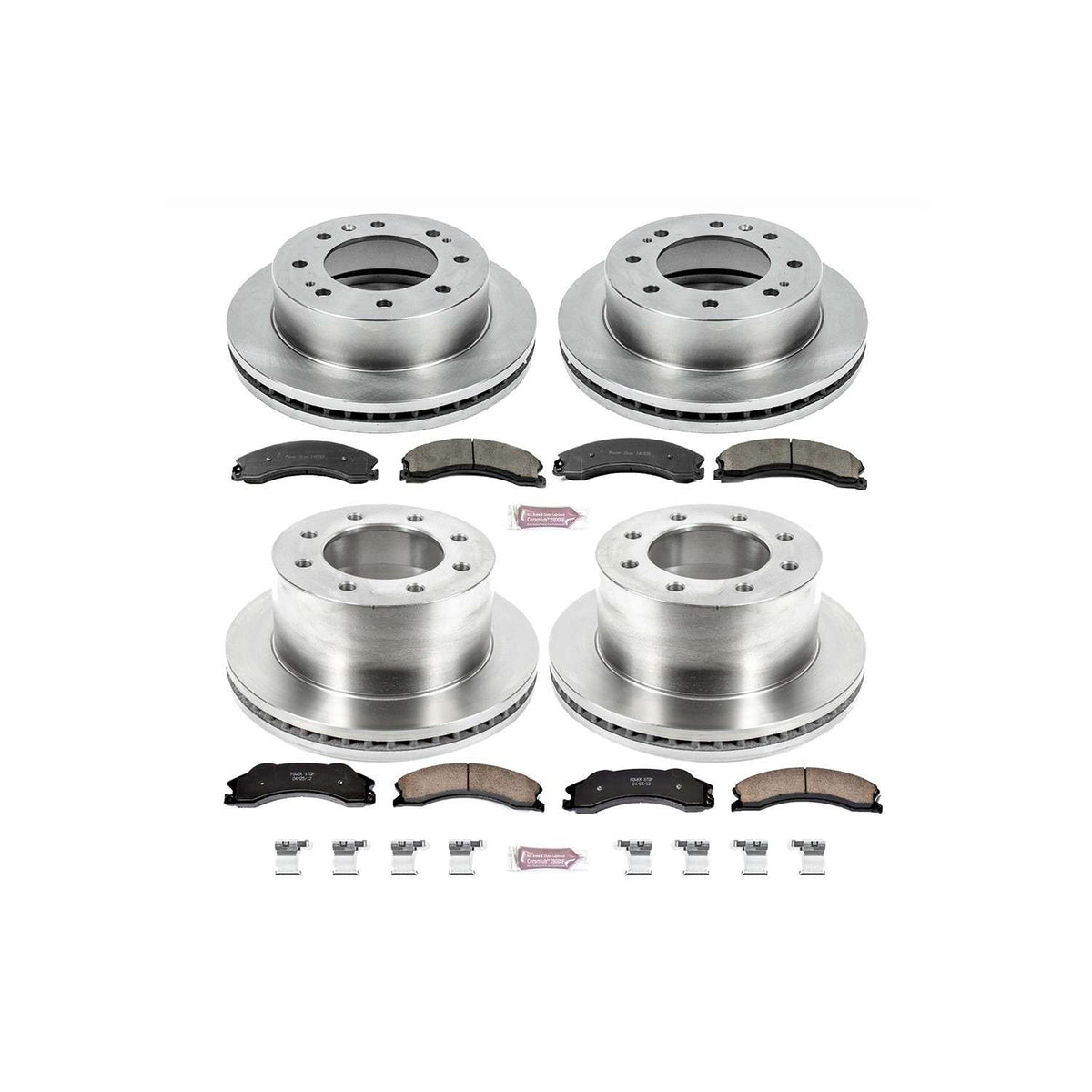 Power Stop 12-19 GMC Sierra 3500 HD Front & Rear Autospecialty Brake Kit