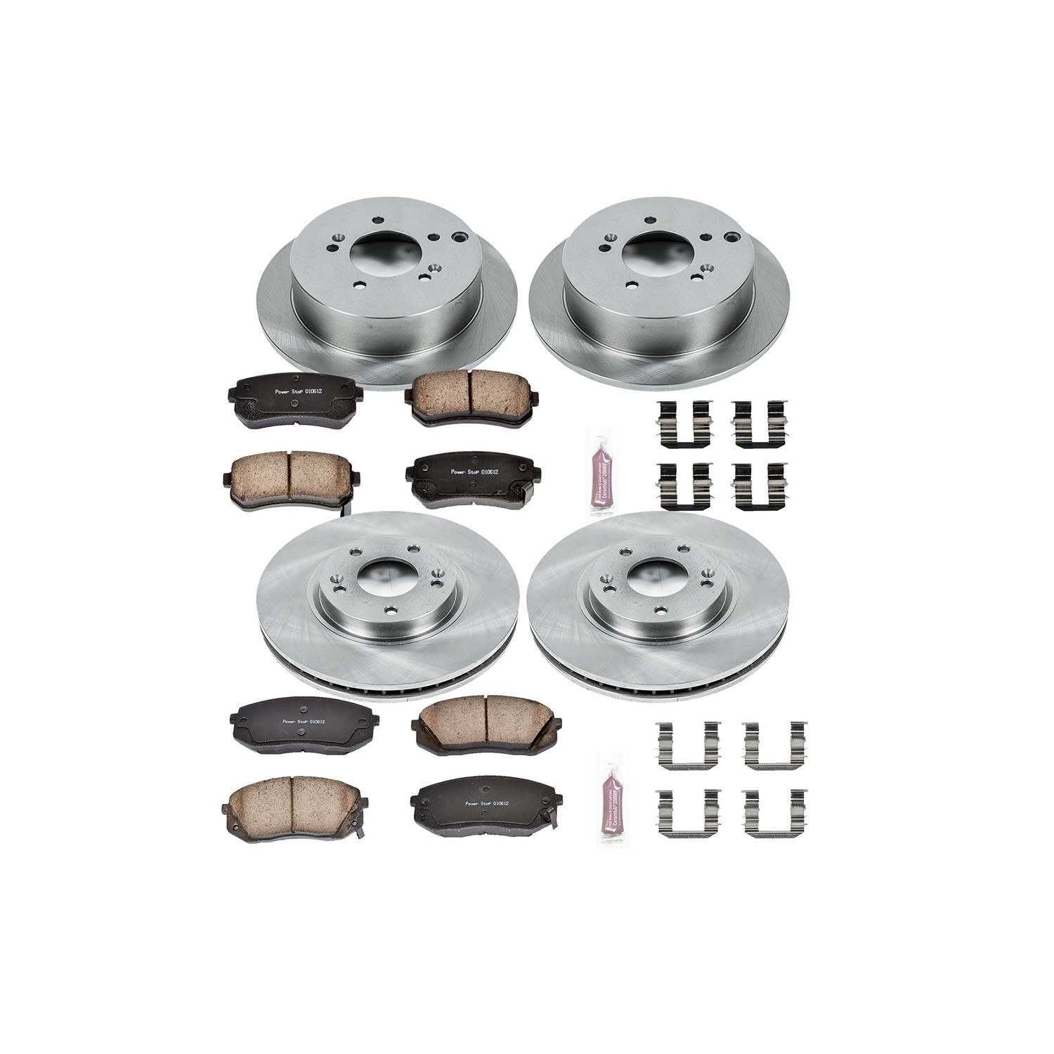Power Stop 10-15 Hyundai Tucson Front & Rear Autospecialty Brake Kit