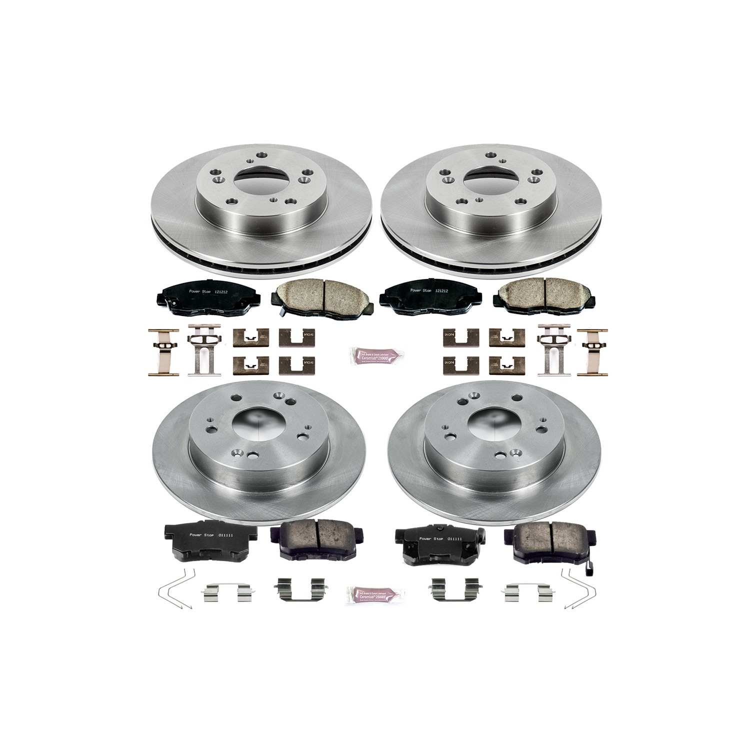 Power Stop 2012 Honda Civic Front & Rear Autospecialty Brake Kit
