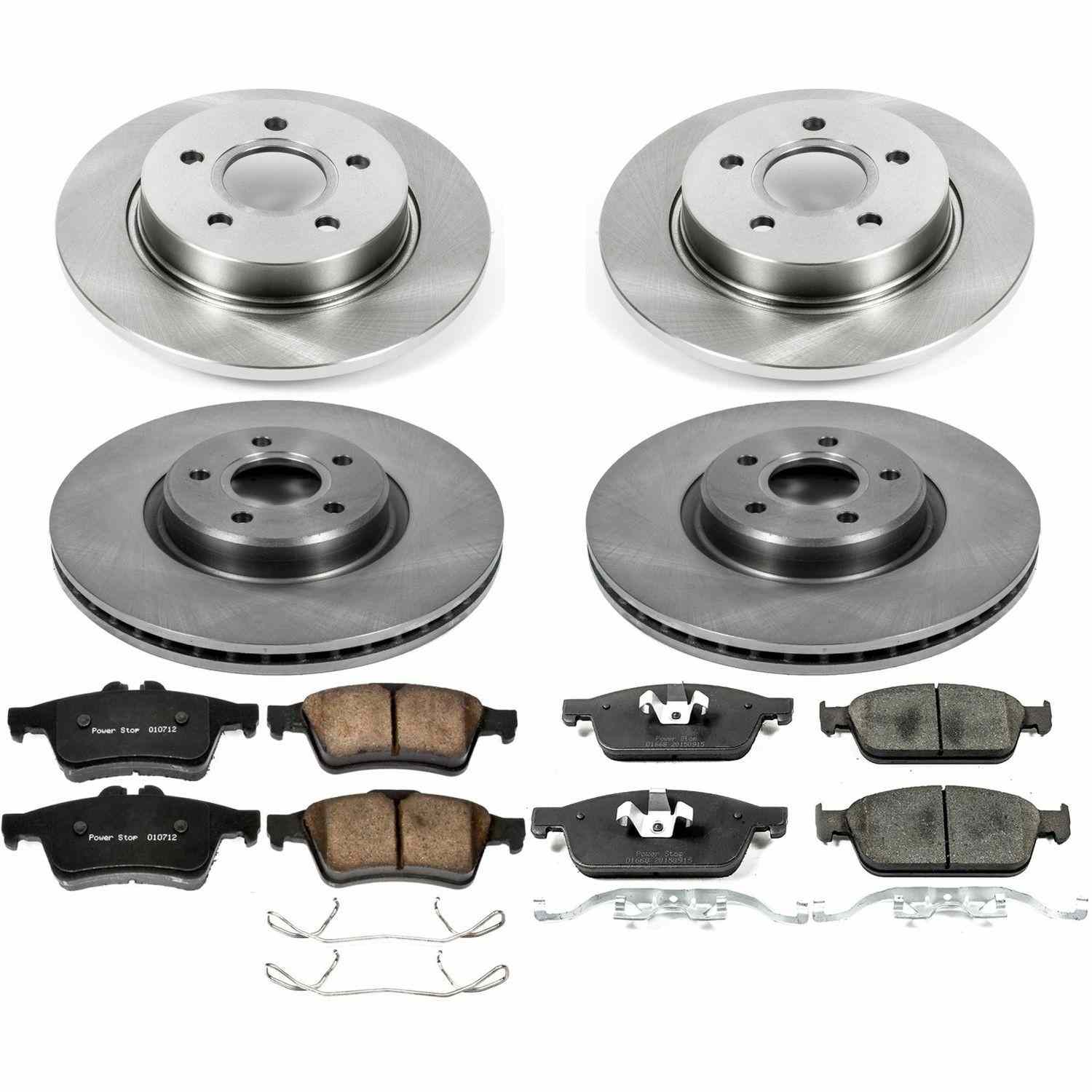 Power Stop 13-14 Ford Focus Front & Rear Autospecialty Brake Kit