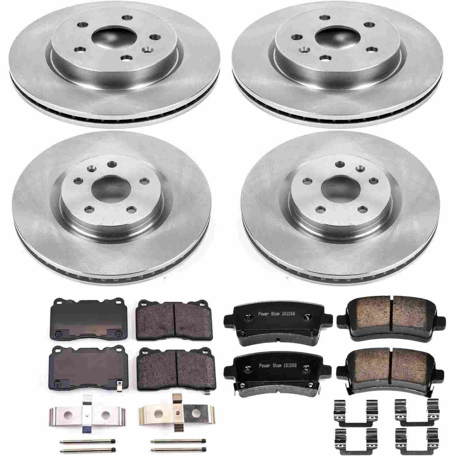 Power Stop 14-17 Buick Regal Front & Rear Autospecialty Brake Kit