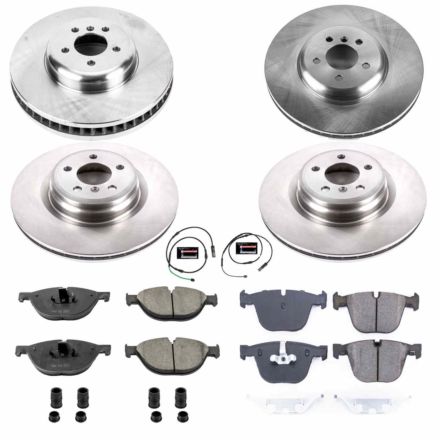 Power Stop 10-15 BMW 550i GT Front & Rear Autospecialty Brake Kit