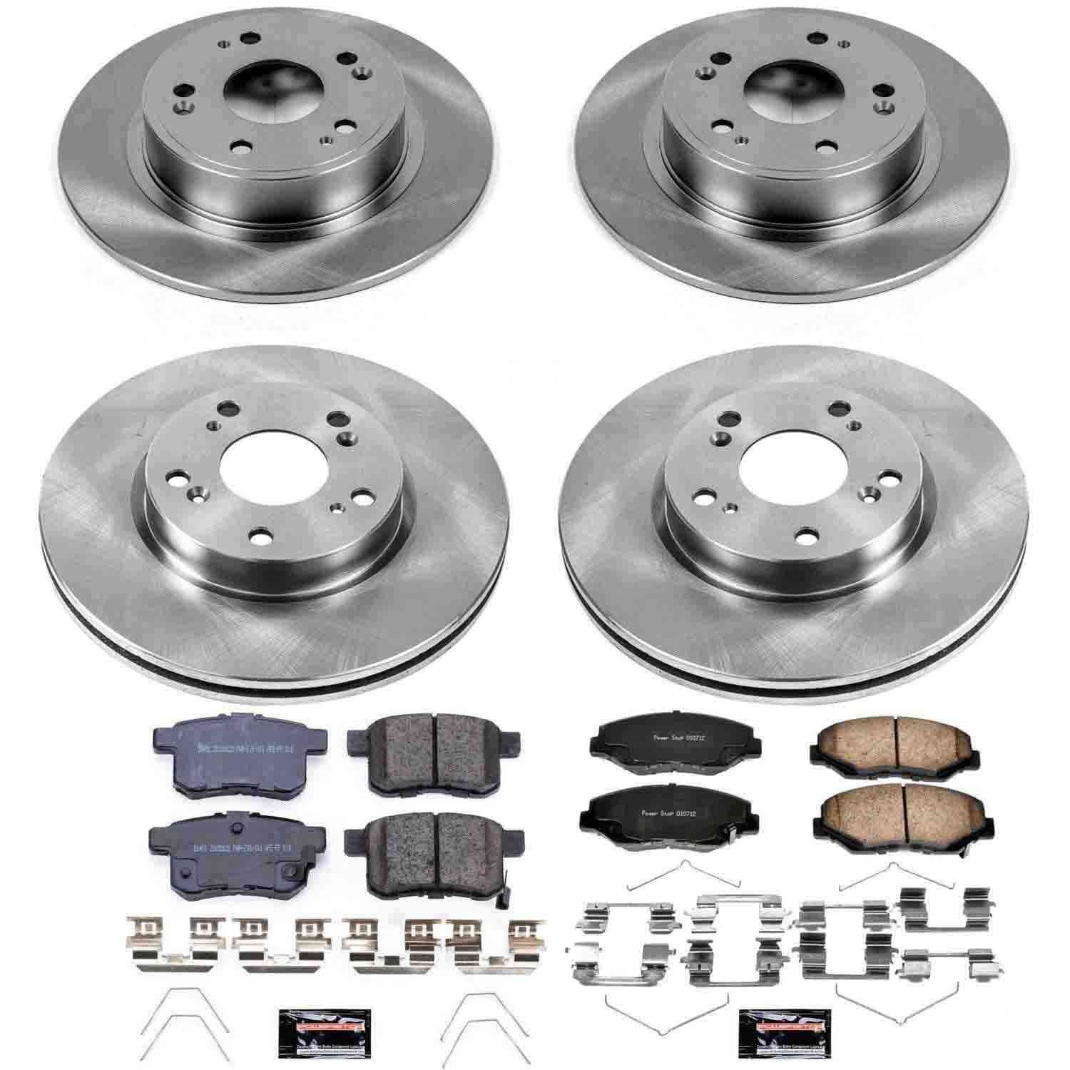 Power Stop 13-17 Honda Accord Front & Rear Autospecialty Brake Kit