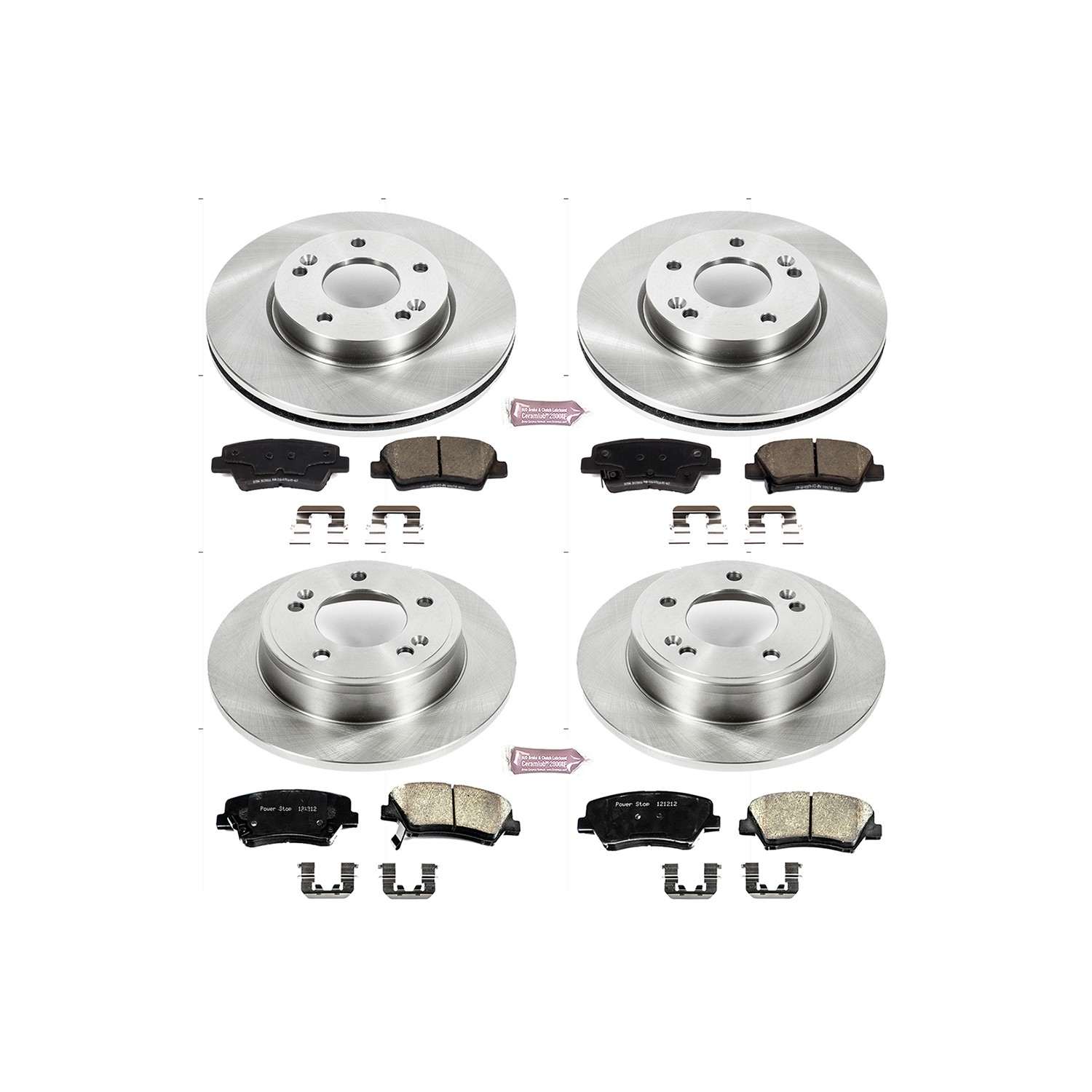 Power Stop 12-15 Hyundai Veloster Front & Rear Autospecialty Brake Kit
