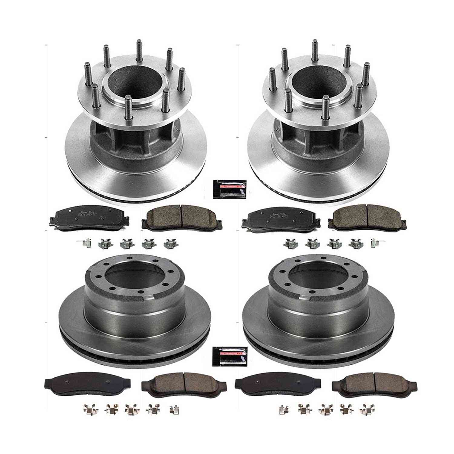 Power Stop 2012 Ford F-350 Super Duty Front & Rear Autospecialty Brake Kit