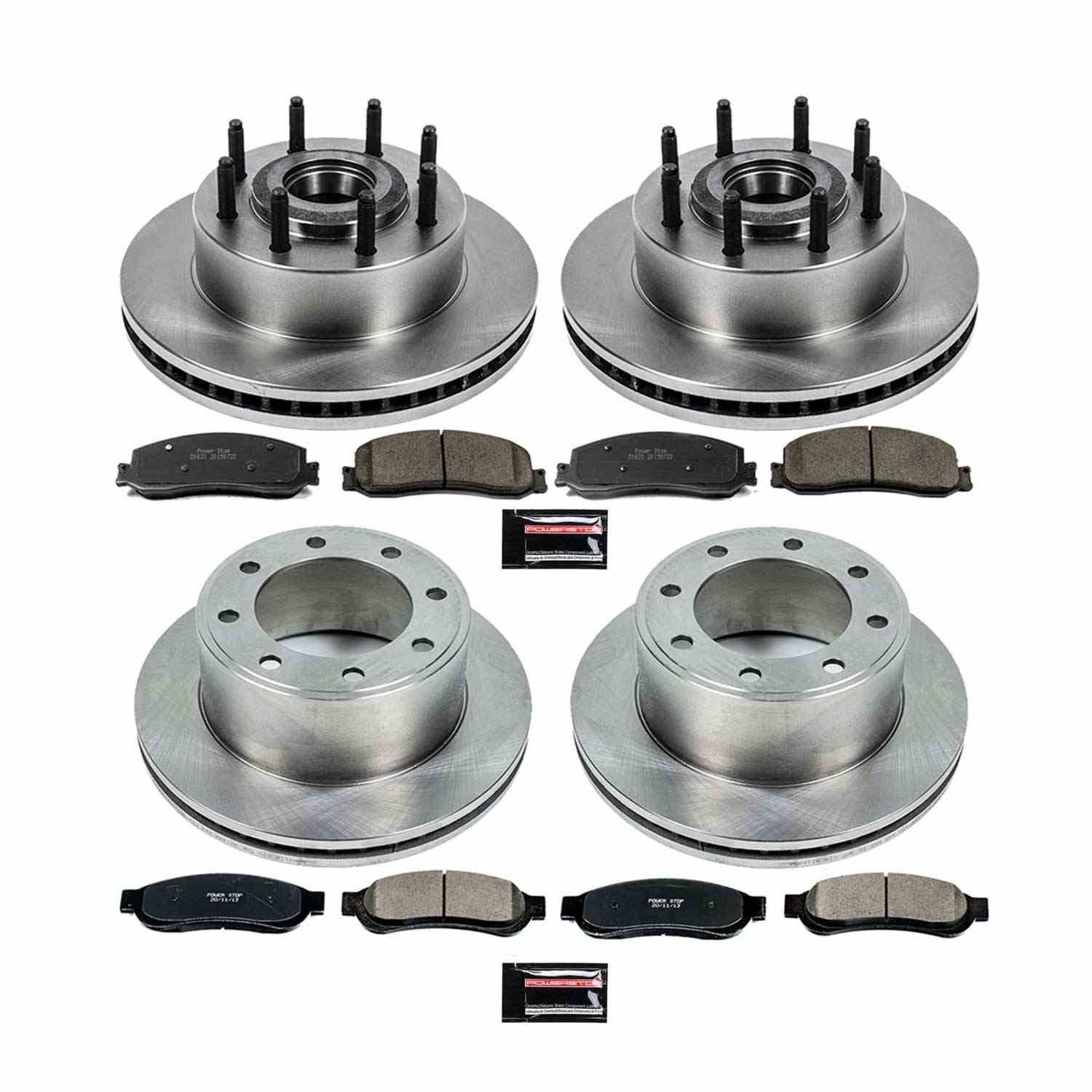 Power Stop 2012 Ford F-350 Super Duty Front & Rear Autospecialty Brake Kit