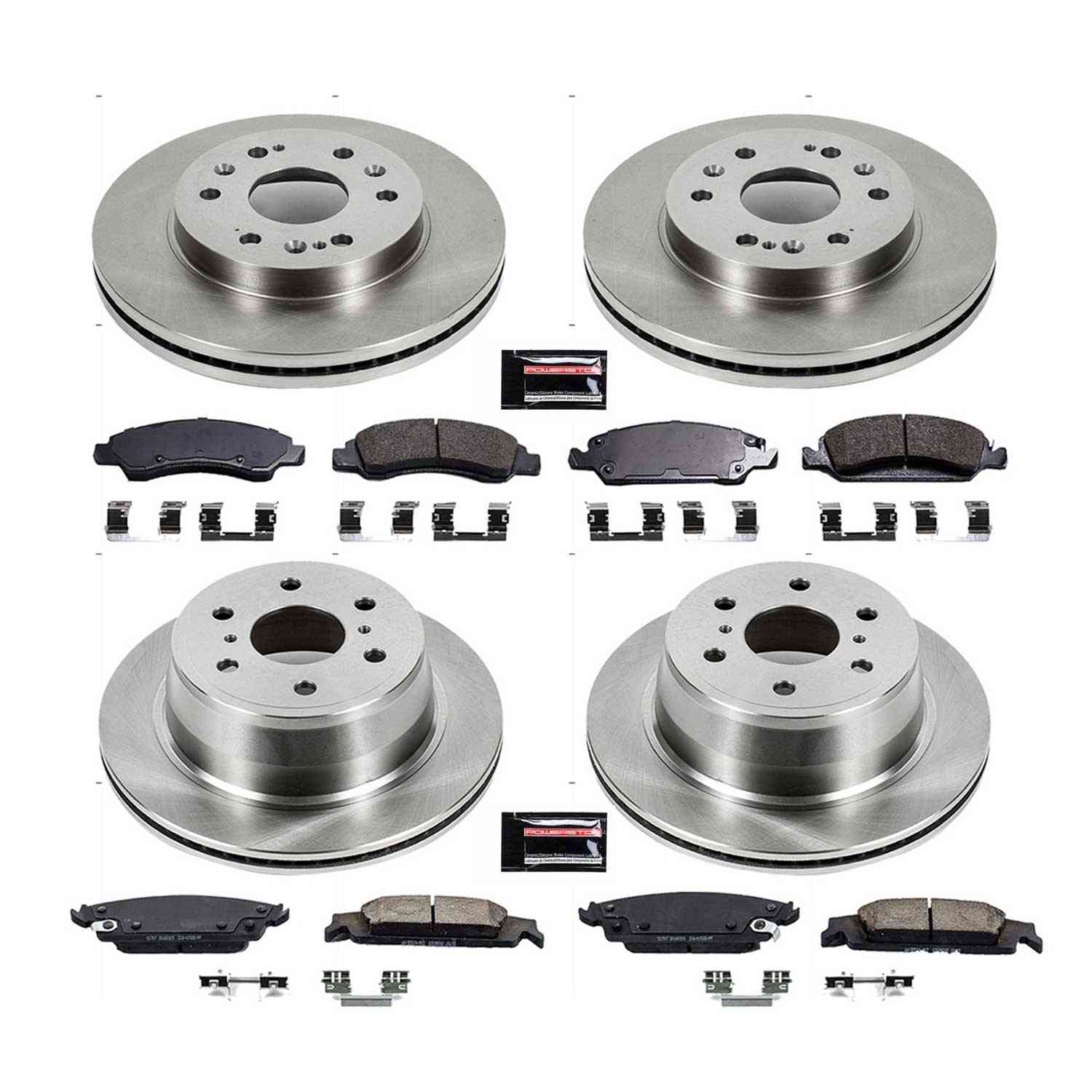 Power Stop 15-19 Cadillac Escalade Front & Rear Autospecialty Brake Kit