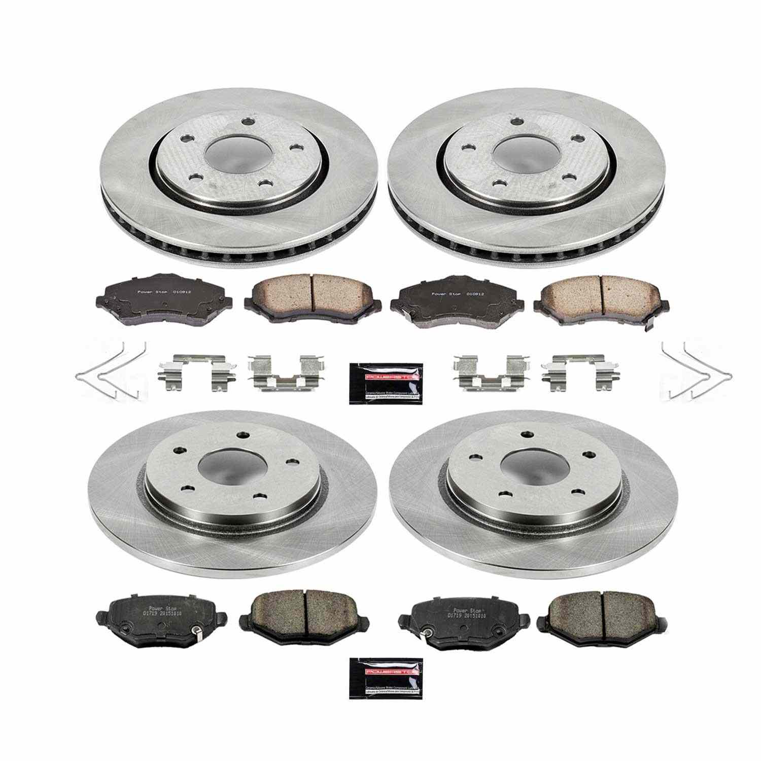 Power Stop 12-16 Chrysler Town & Country Front & Rear Autospecialty Brake Kit