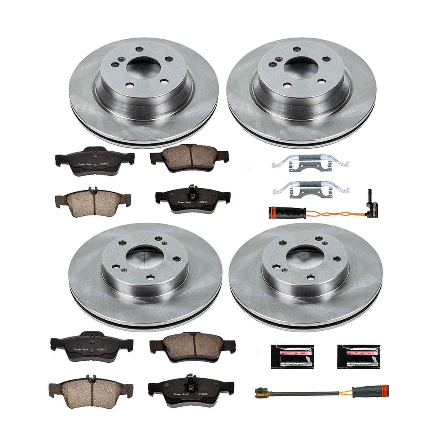 Power Stop 08-11 Mercedes-Benz CLS550 Front & Rear Autospecialty Brake Kit