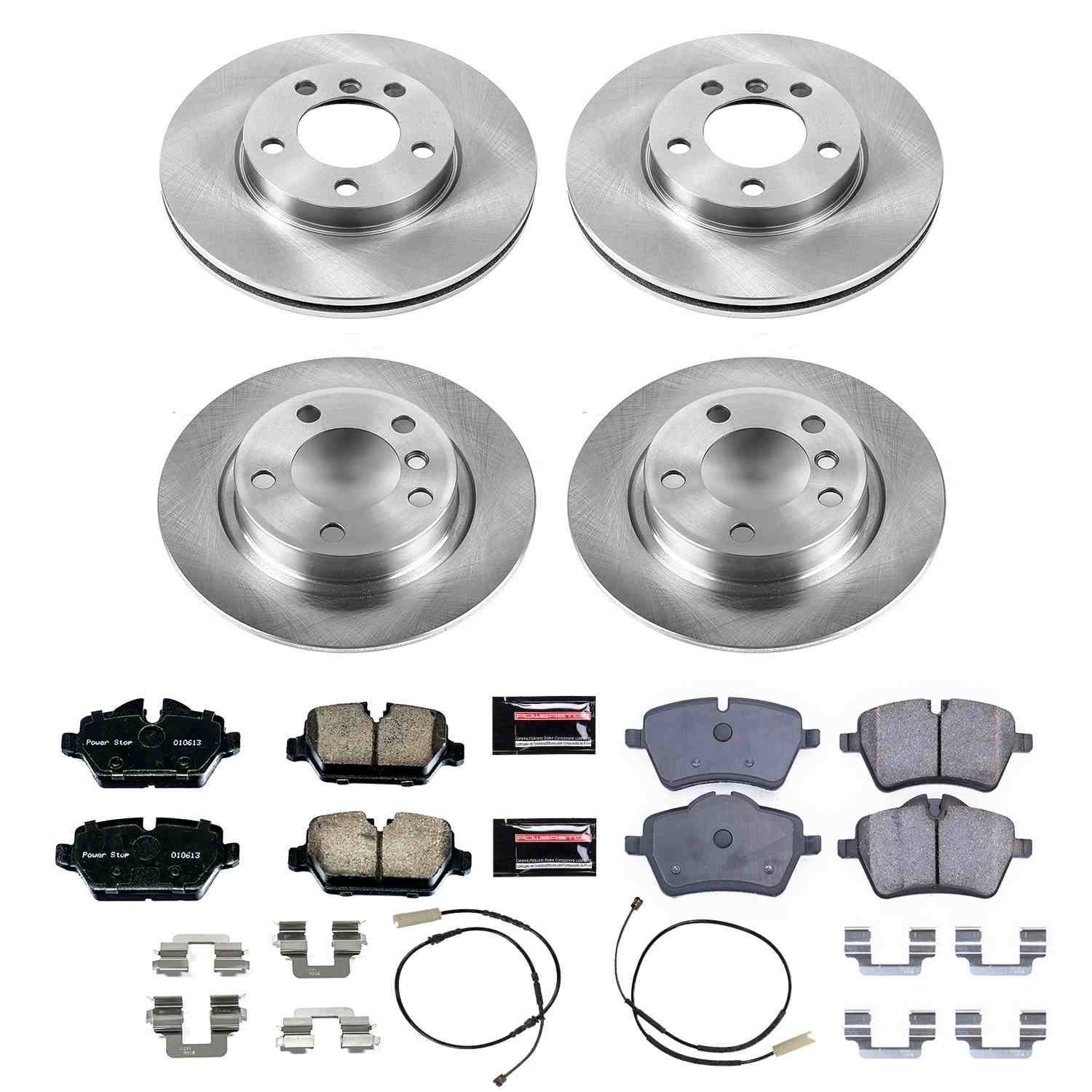 Power Stop 11-16 Mini Cooper Countryman Front & Rear Autospecialty Brake Kit