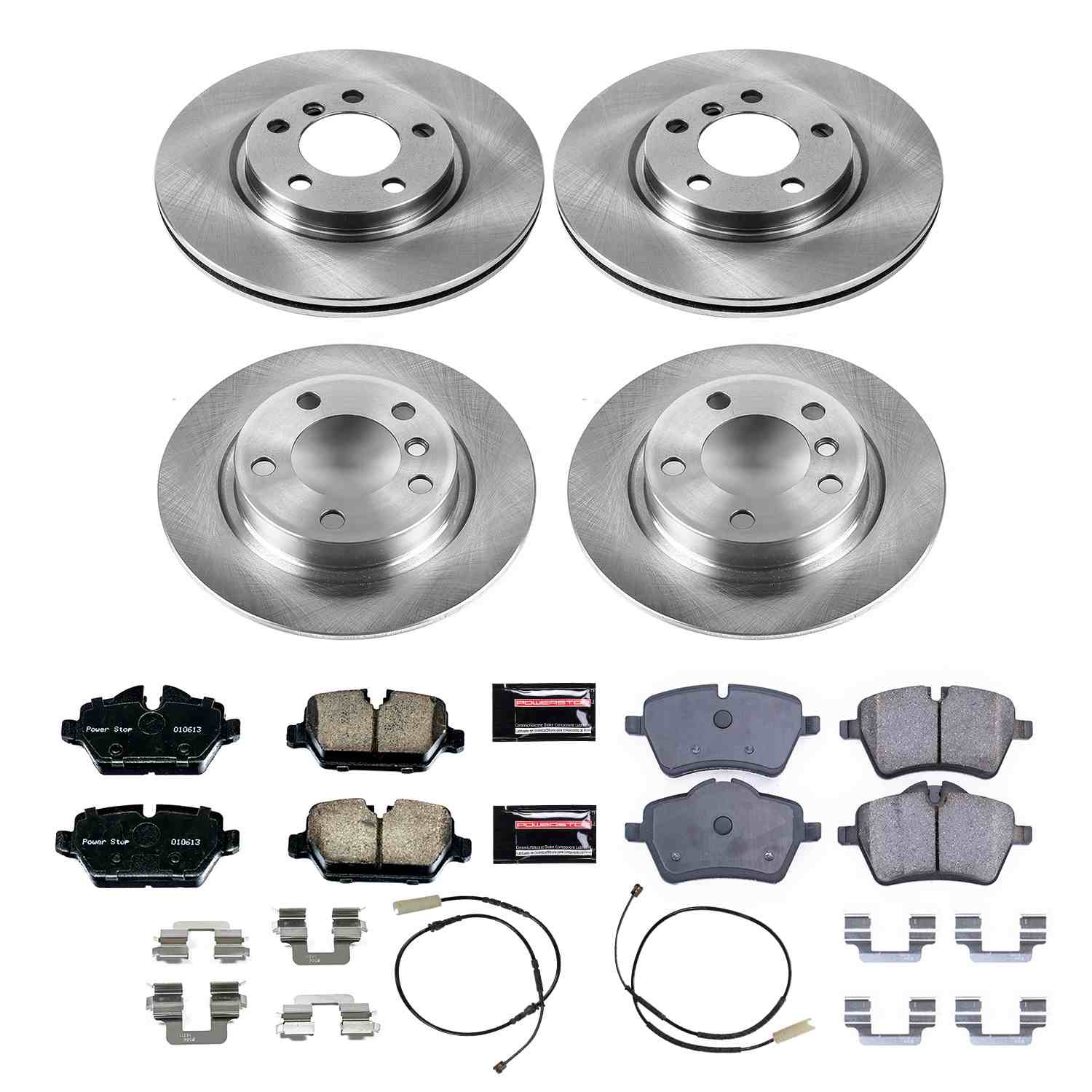 Power Stop 11-16 Mini Cooper Countryman Front & Rear Autospecialty Brake Kit