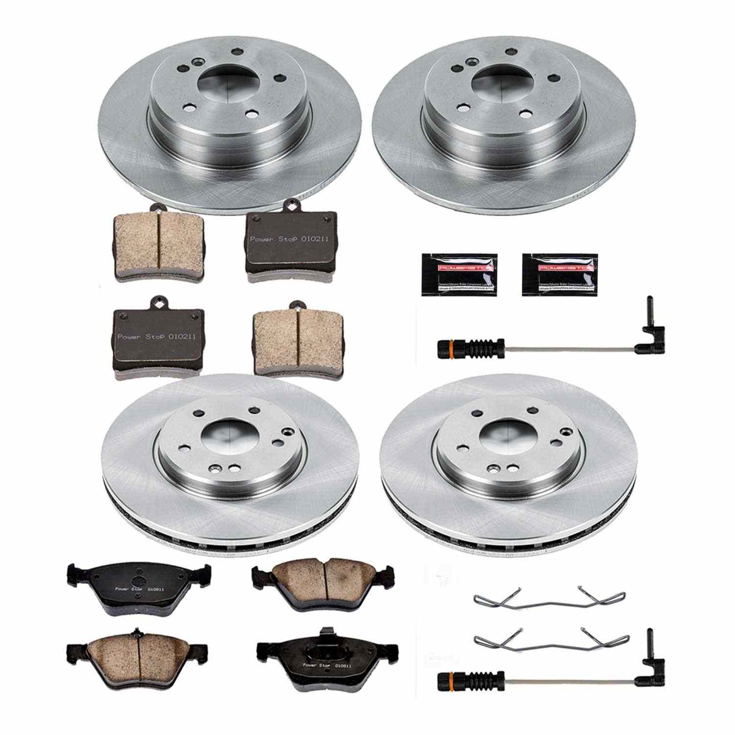 Power Stop 00-03 Mercedes-Benz CLK430 Front & Rear Autospecialty Brake Kit
