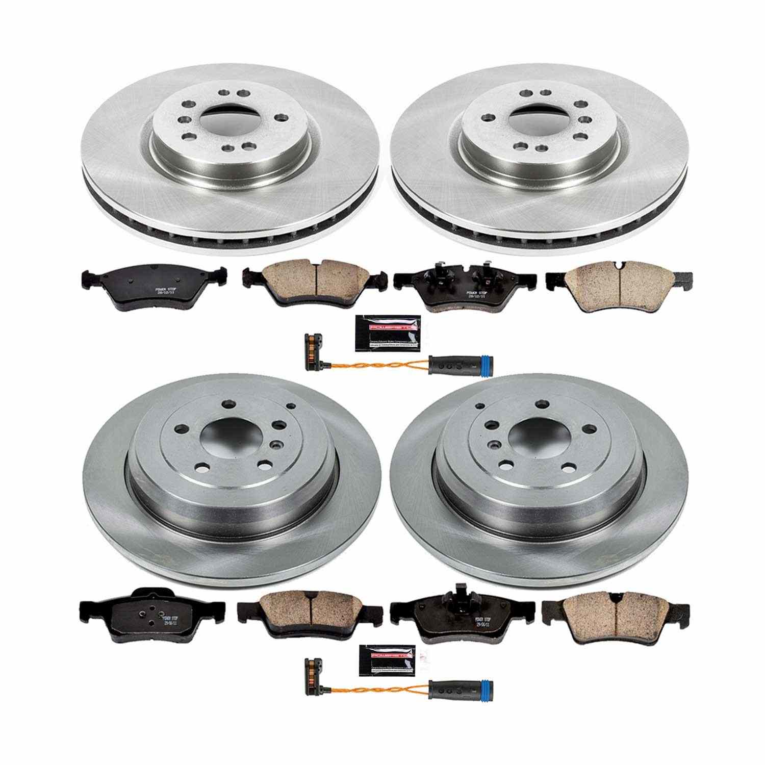 Power Stop 10-11 Mercedes-Benz ML450 Front & Rear Autospecialty Brake Kit