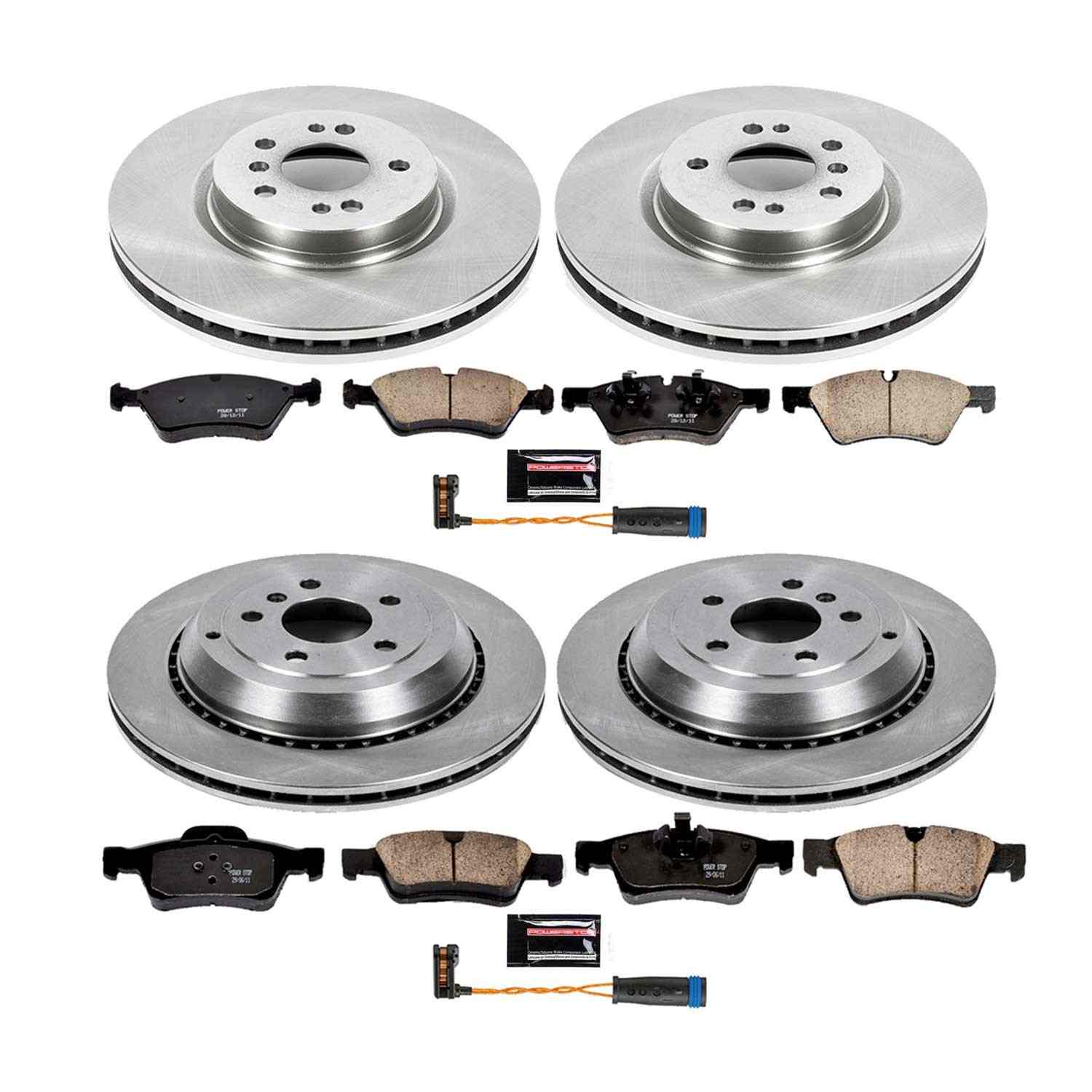 Power Stop 10-11 Mercedes-Benz ML450 Front & Rear Autospecialty Brake Kit