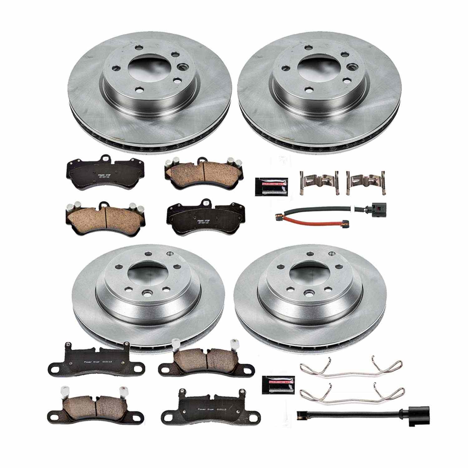 Power Stop 11-17 Volkswagen Touareg Front & Rear Autospecialty Brake Kit