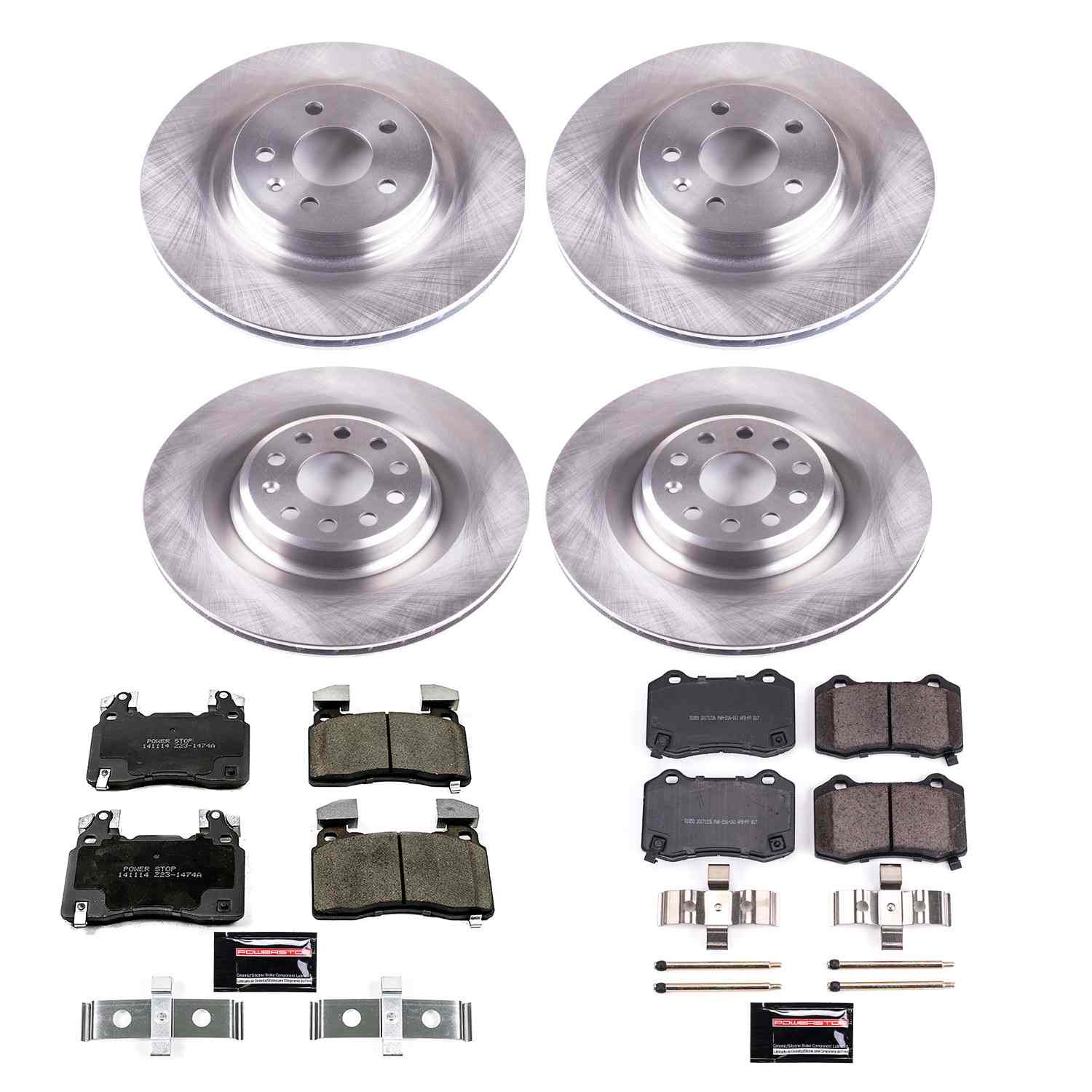 Power Stop 12-16 Tesla Model S Front & Rear Autospecialty Brake Kit