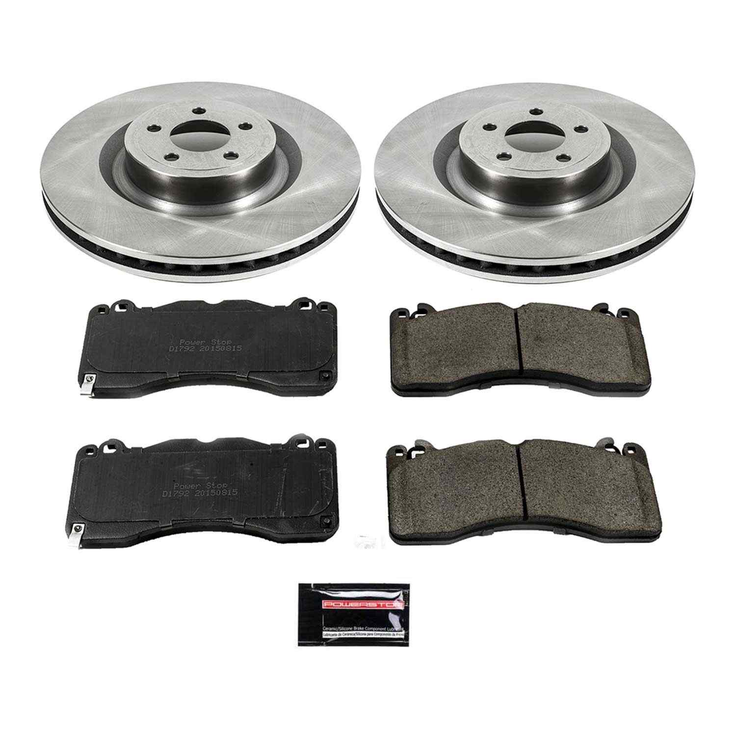 Power Stop 15-22 Ford Mustang Front Autospecialty Brake Kit