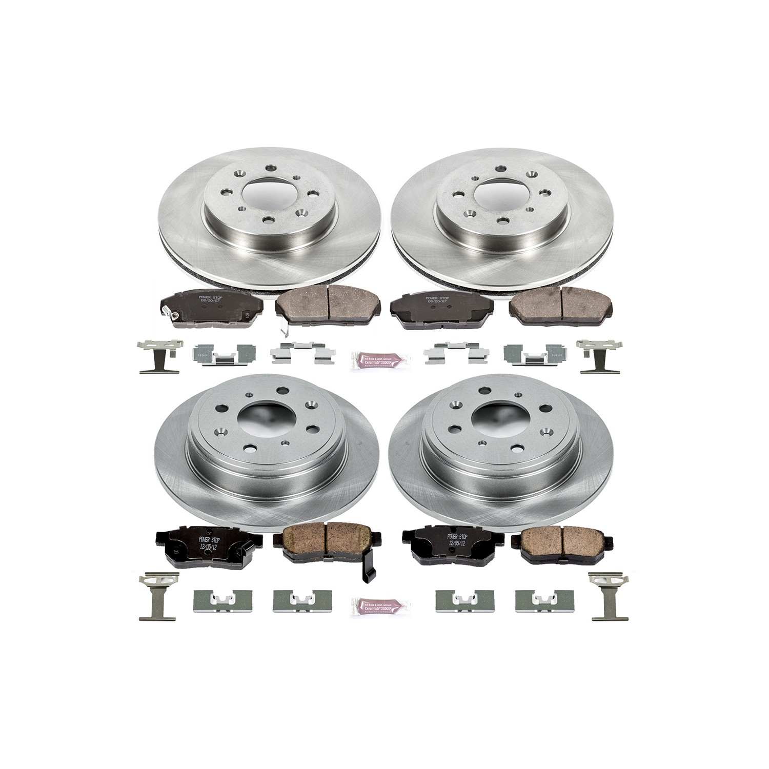 Power Stop 90-93 Acura Integra Front & Rear Autospecialty Brake Kit