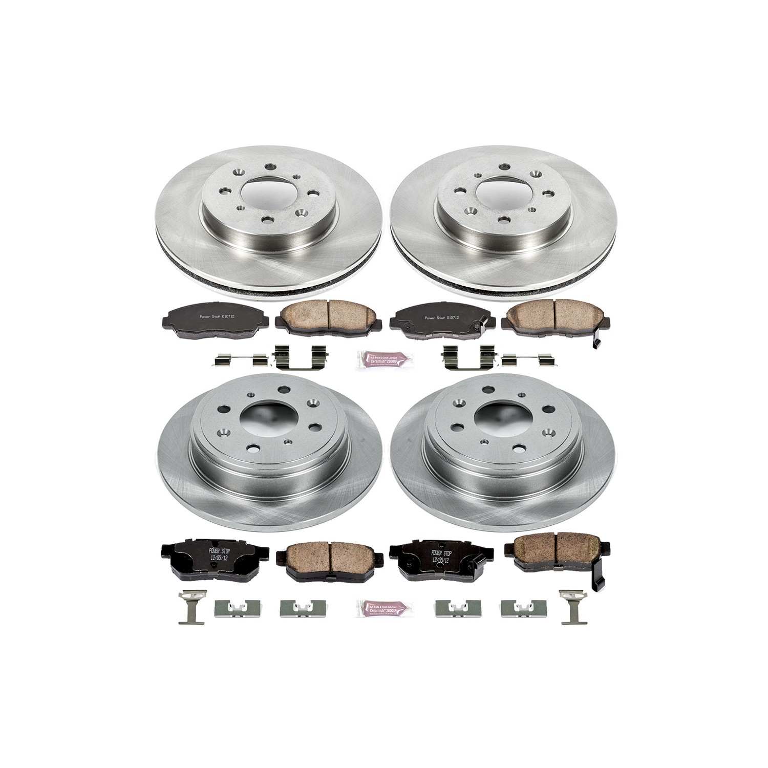 Power Stop 99-00 Honda Civic Front & Rear Autospecialty Brake Kit