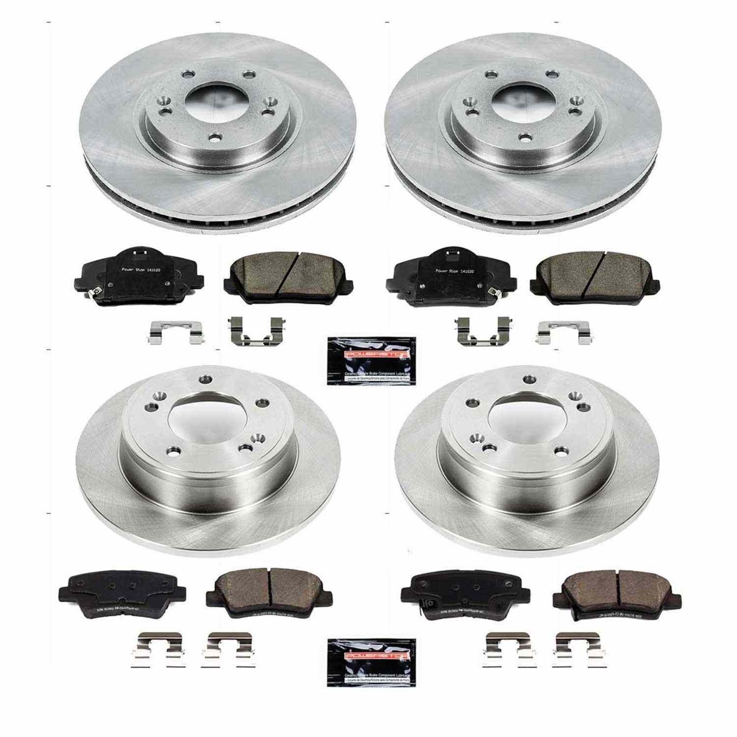 Power Stop 14-17 Kia Forte5 Front & Rear Autospecialty Brake Kit