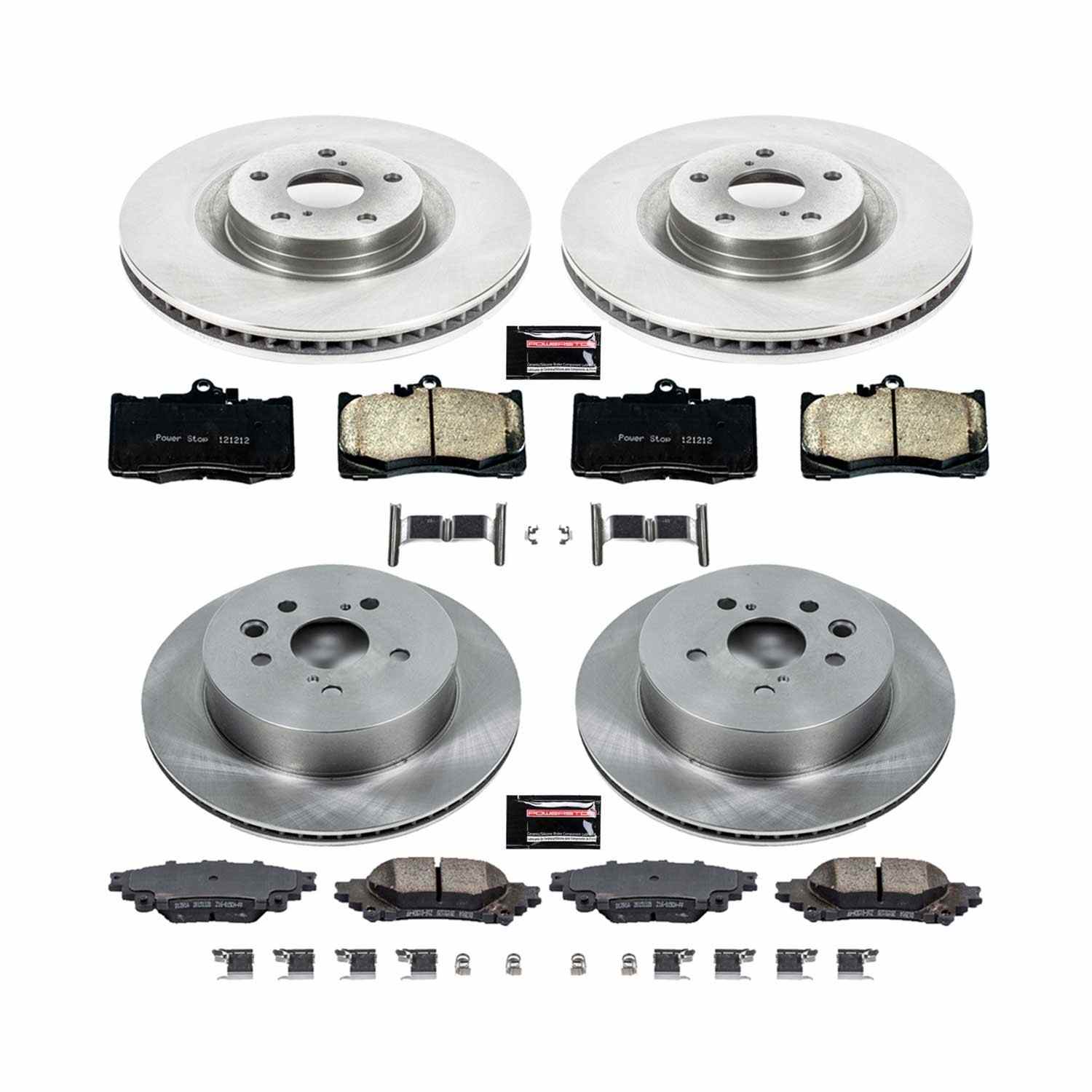 Power Stop 14-15 Lexus IS350 Front & Rear Autospecialty Brake Kit