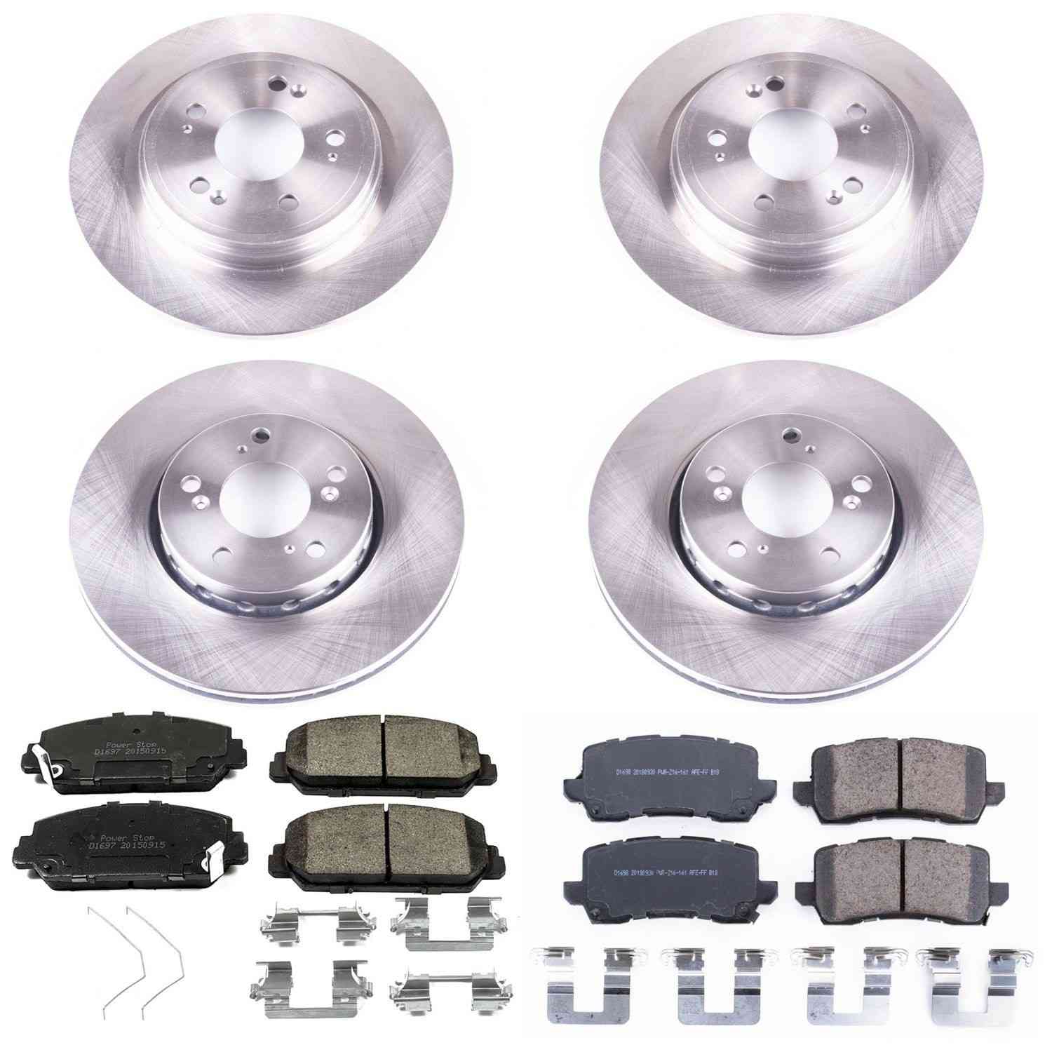 Power Stop 14-19 Acura RLX Front & Rear Autospecialty Brake Kit