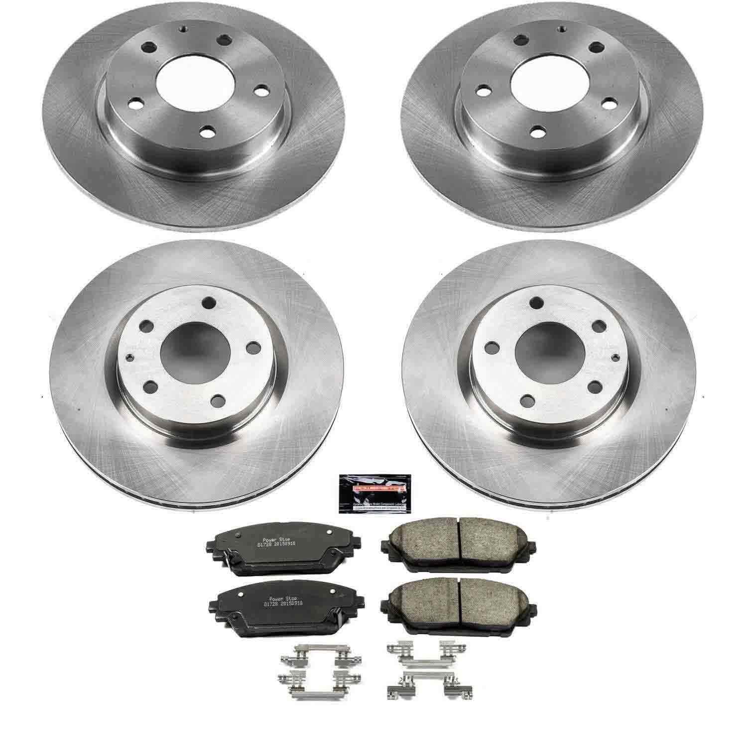 Power Stop 14-16 Mazda 3 Front & Rear Autospecialty Brake Kit