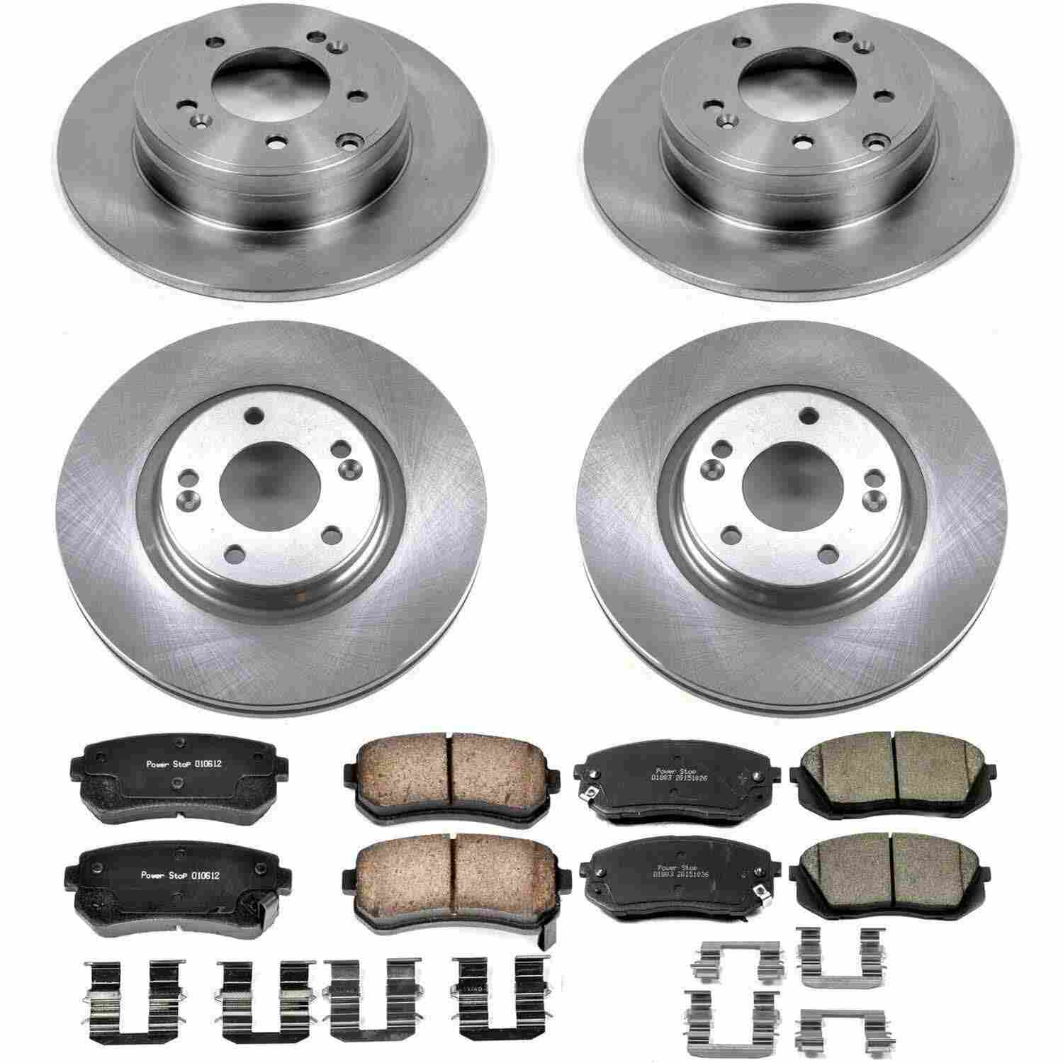 Power Stop 2015 Hyundai Sonata Front & Rear Autospecialty Brake Kit