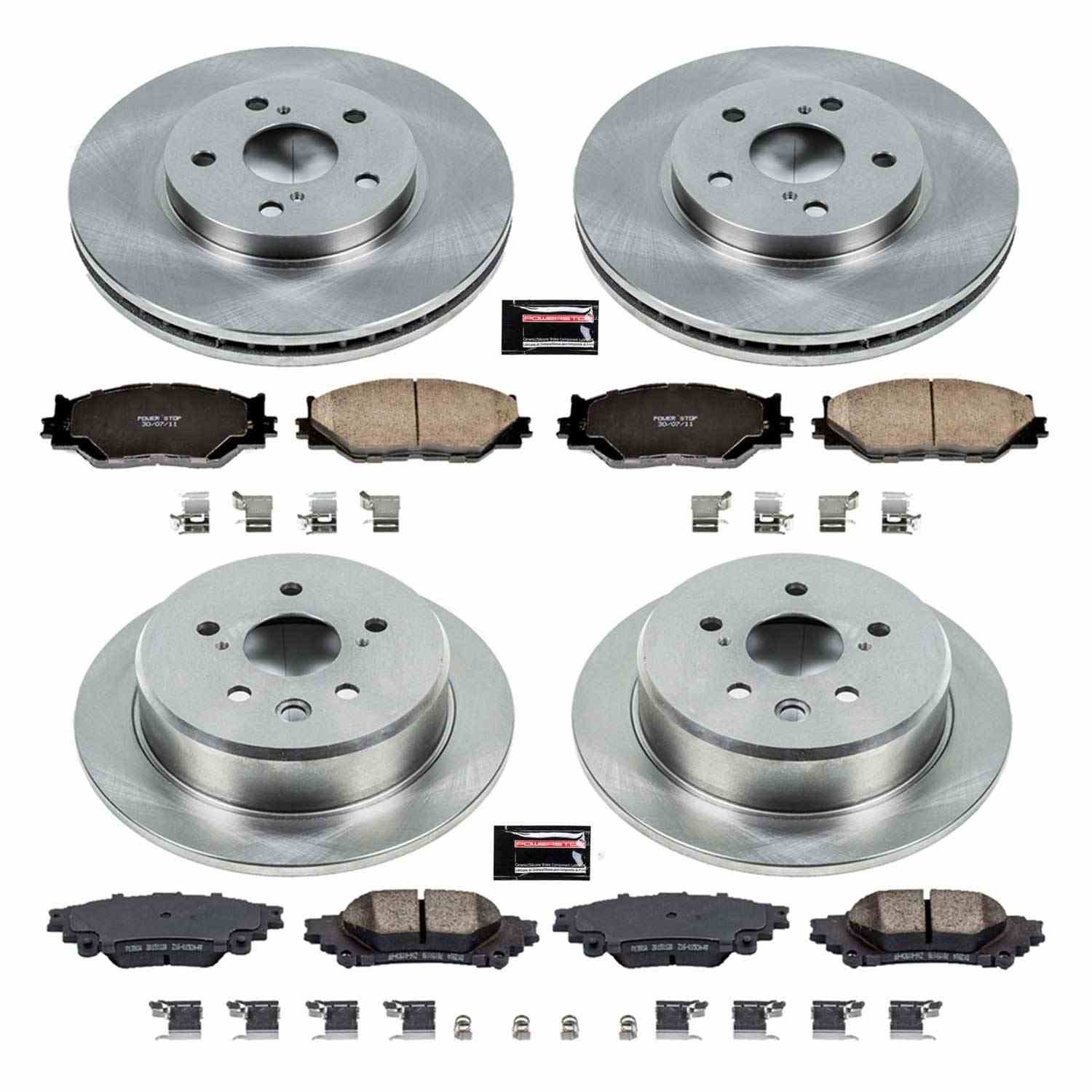 Power Stop 14-15 Lexus IS250 Front & Rear Autospecialty Brake Kit