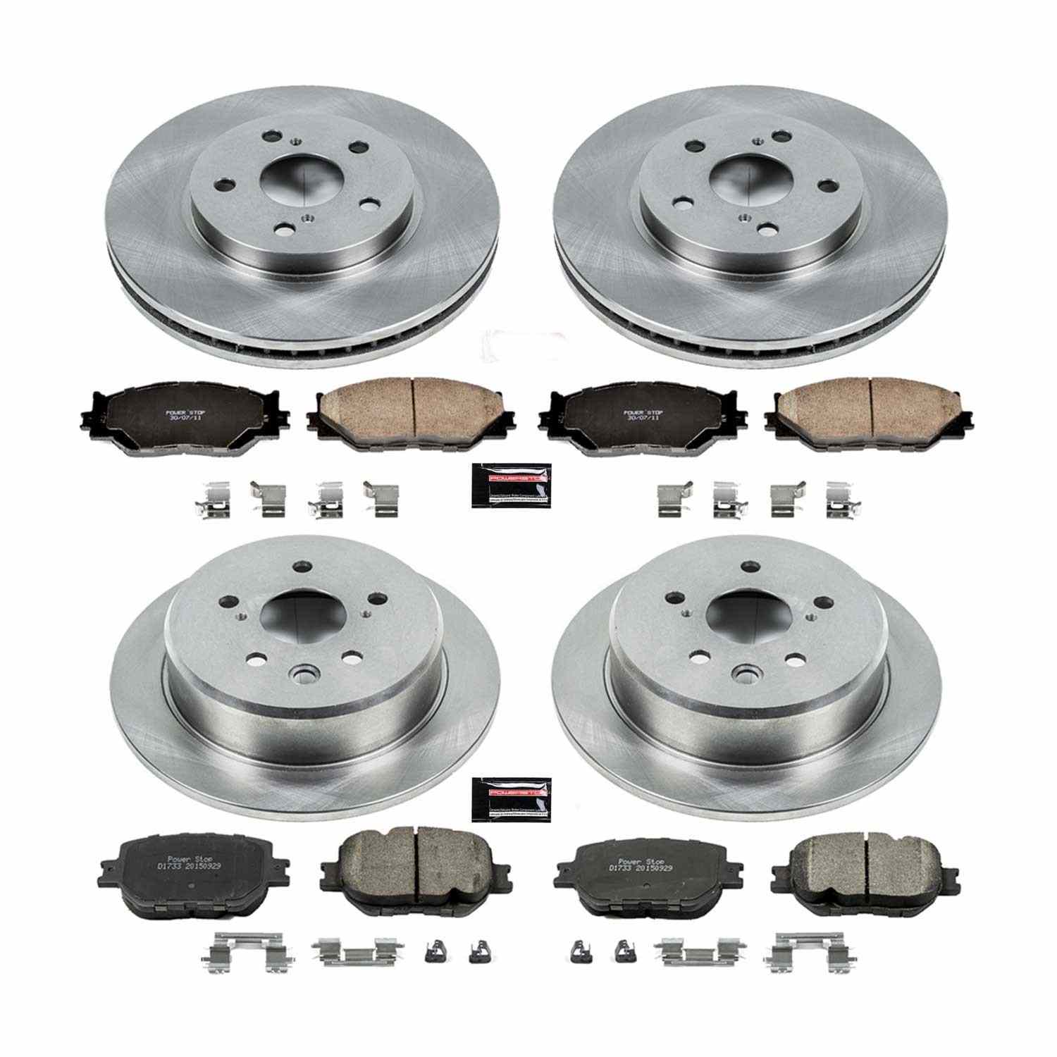Power Stop 14-15 Lexus IS250 Front & Rear Autospecialty Brake Kit