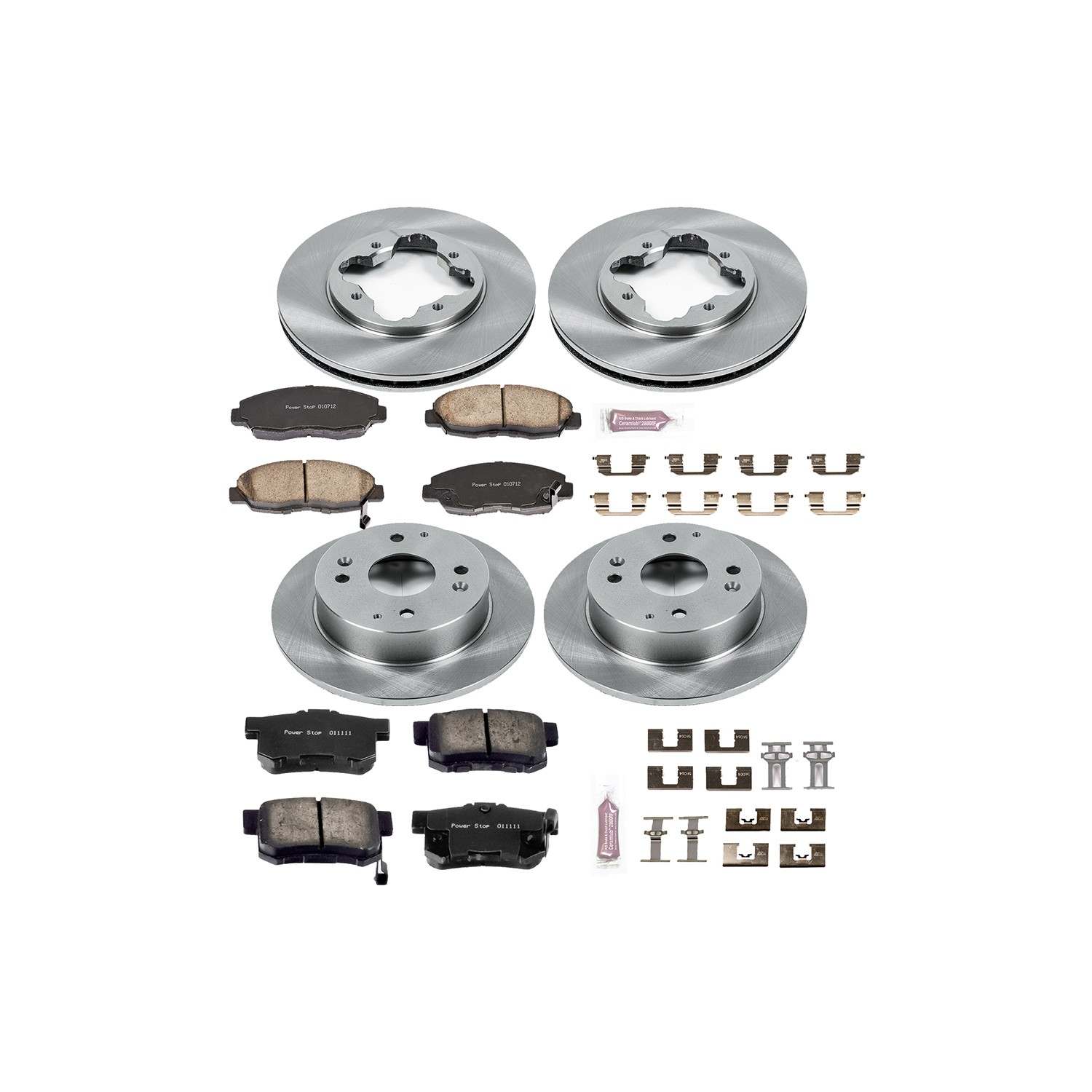 Power Stop 1997 Acura CL Front & Rear Autospecialty Brake Kit