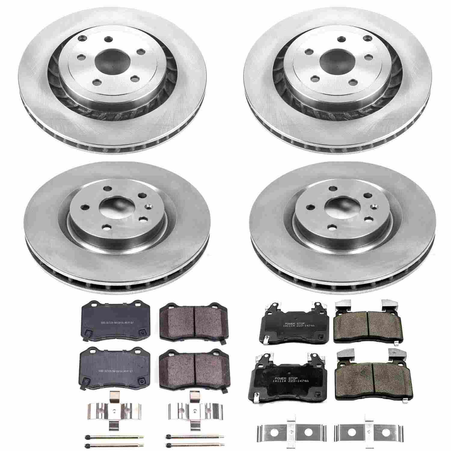 Power Stop 15-17 Chevrolet SS Front & Rear Autospecialty Brake Kit