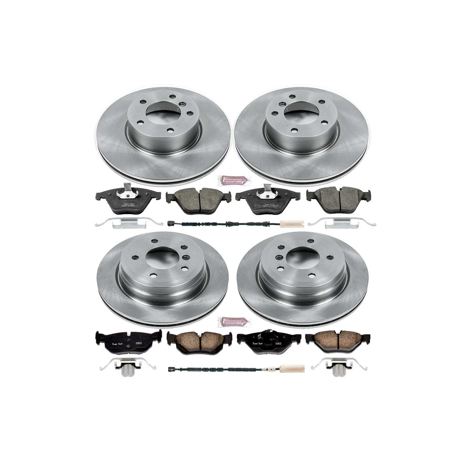 Power Stop 13-15 BMW X1 Front & Rear Autospecialty Brake Kit