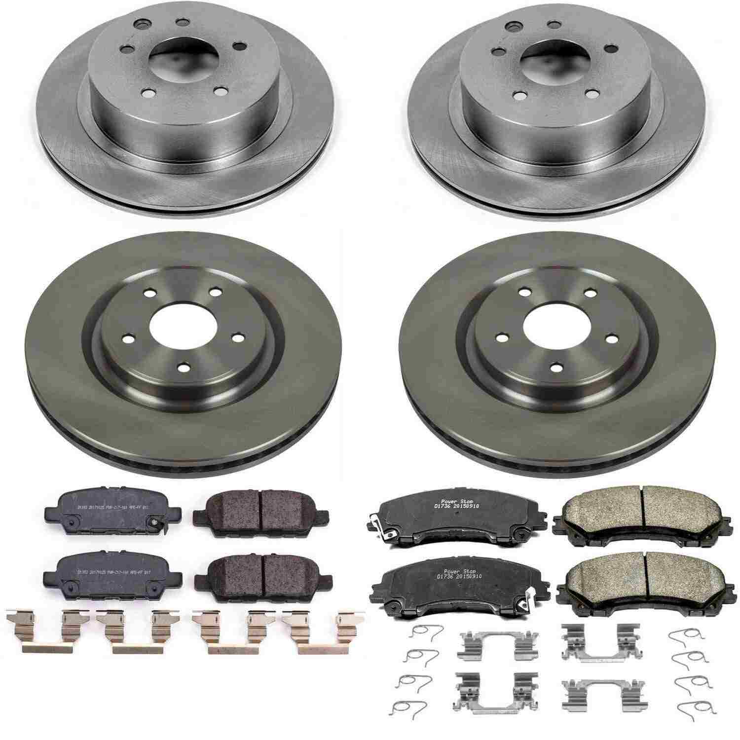 Power Stop 14-19 Nissan Rogue Front & Rear Autospecialty Brake Kit