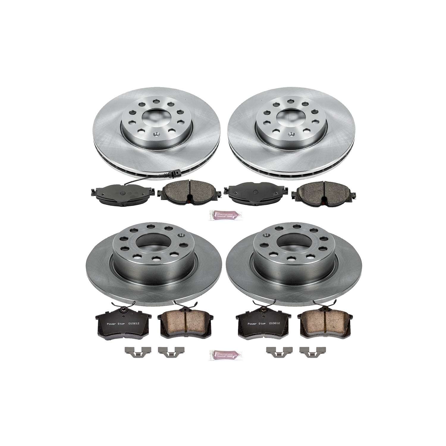 Power Stop 15-16 Volkswagen Golf Front & Rear Autospecialty Brake Kit