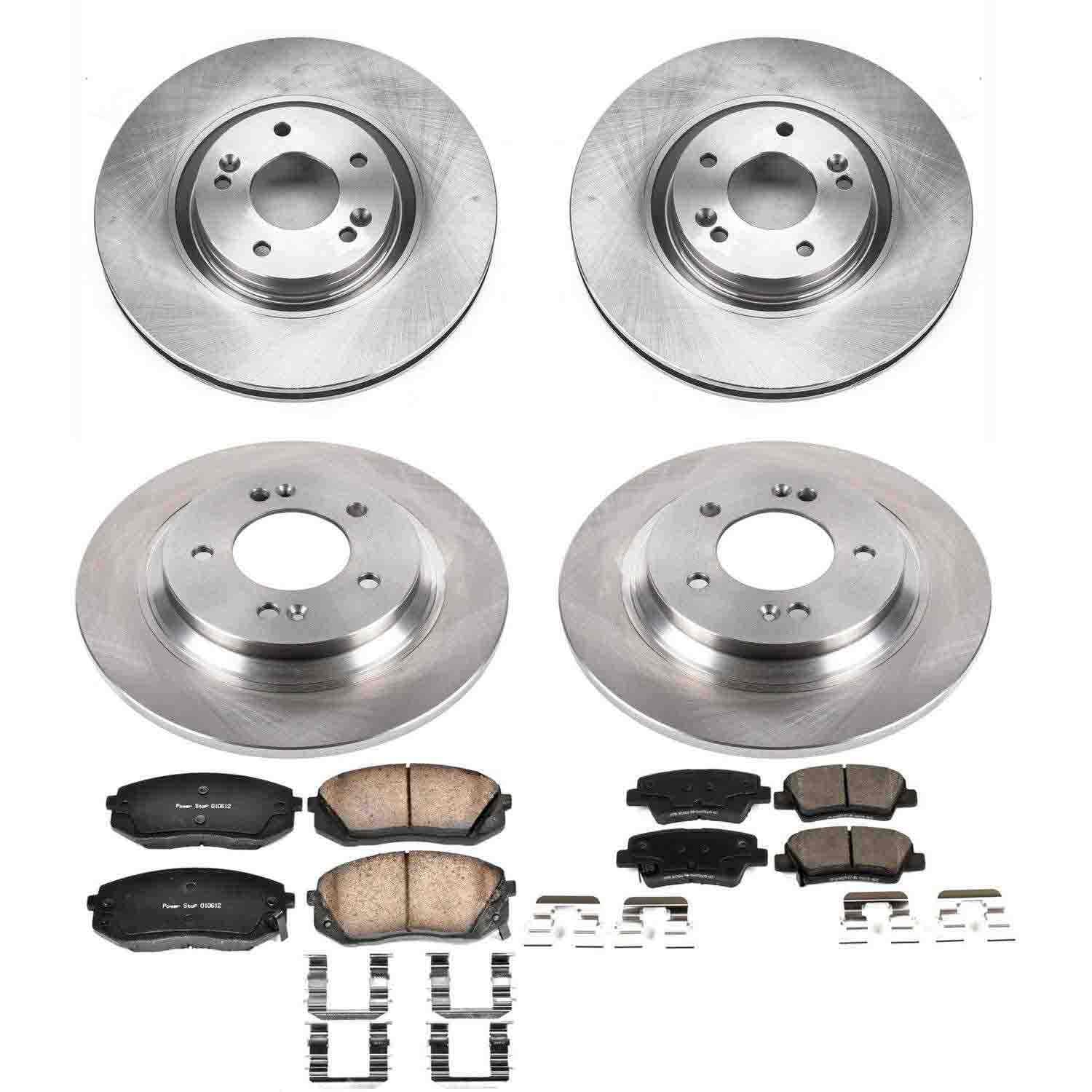 Power Stop 2015 Hyundai Sonata Front & Rear Autospecialty Brake Kit