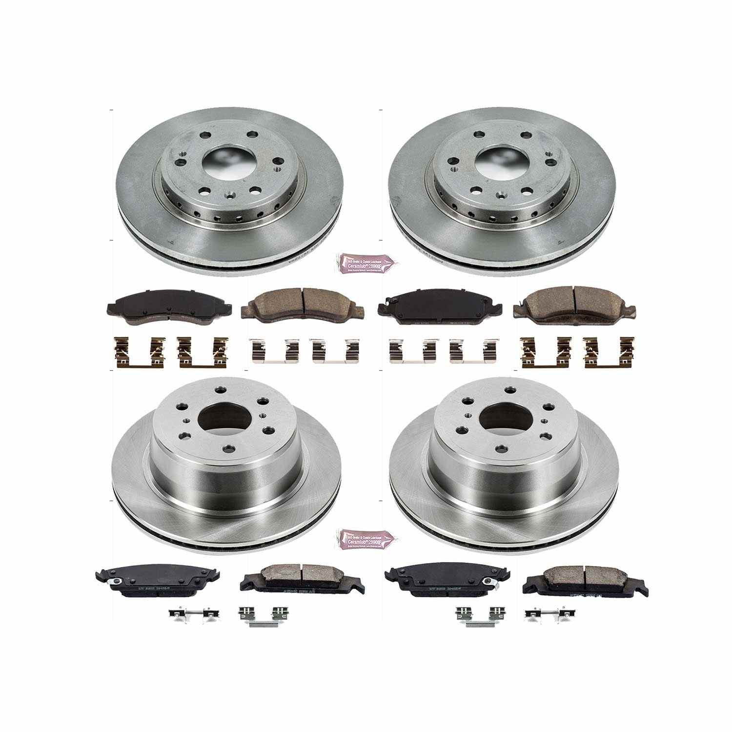 Power Stop 15-19 Chevrolet Tahoe Front & Rear Autospecialty Brake Kit