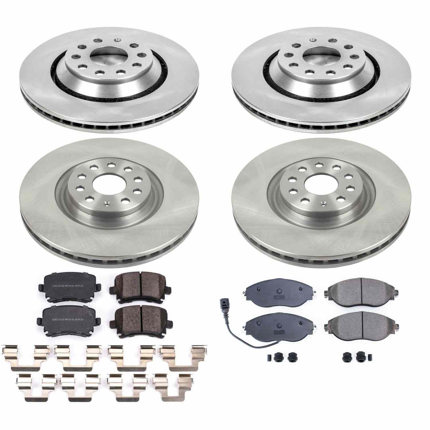 Power Stop 12-17 Volkswagen CC Front & Rear Autospecialty Brake Kit