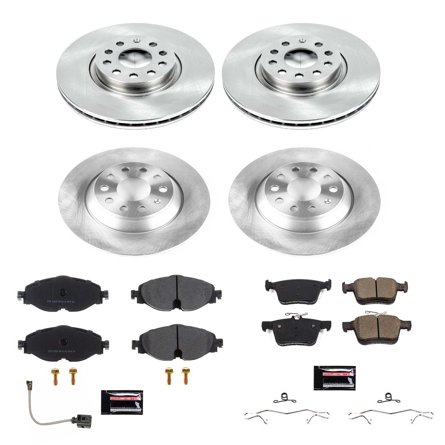 Power Stop 16-18 Audi TT Quattro Front & Rear Autospecialty Brake Kit