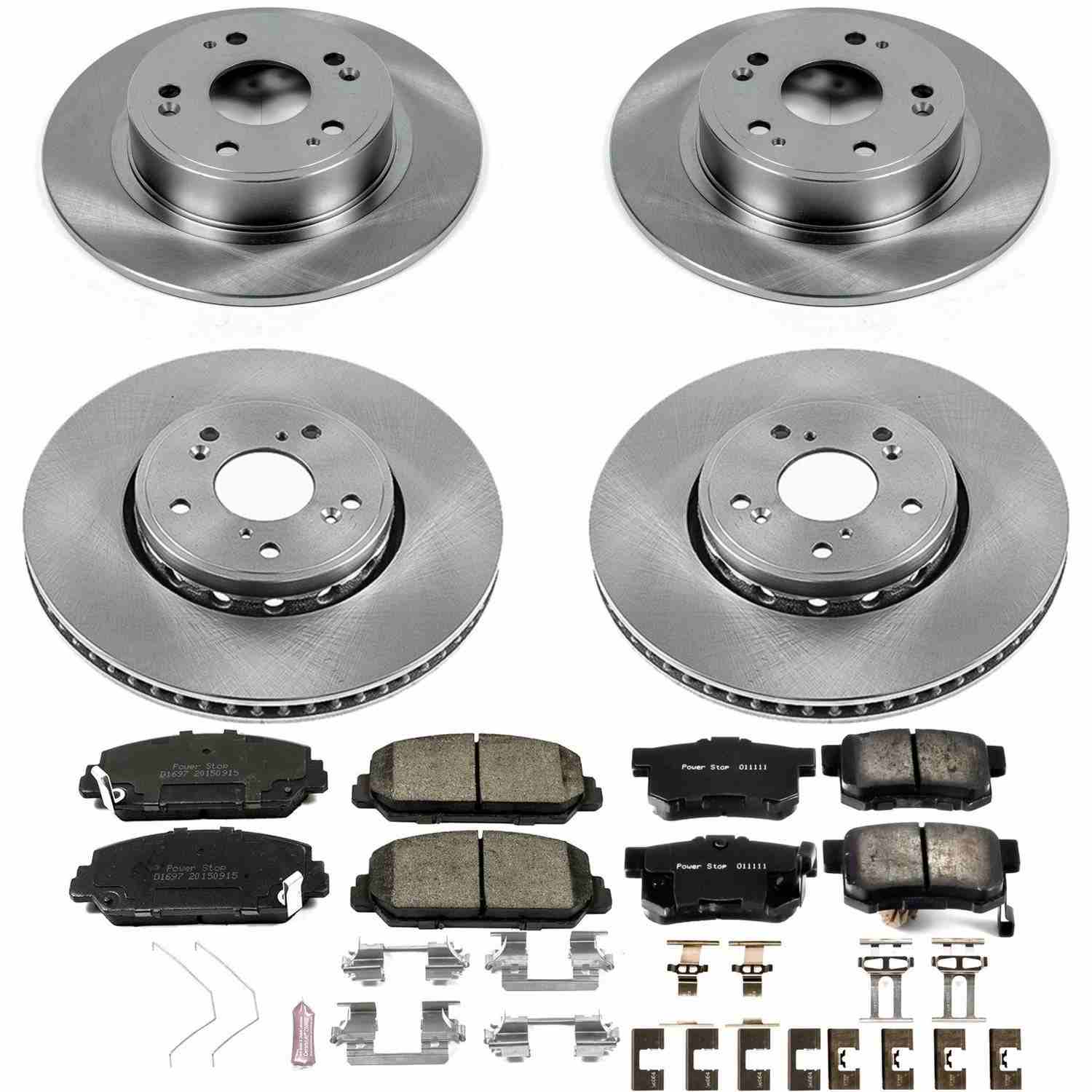 Power Stop 2016 Acura ILX Front & Rear Autospecialty Brake Kit