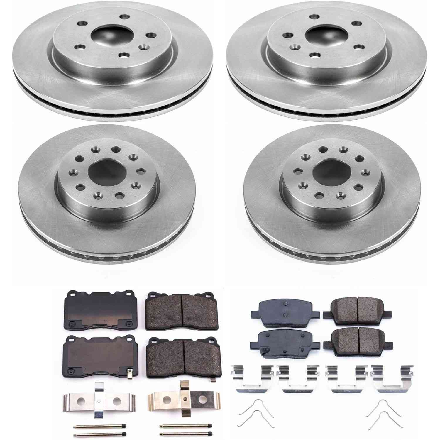 Power Stop 16-19 Chevrolet Camaro Front & Rear Autospecialty Brake Kit