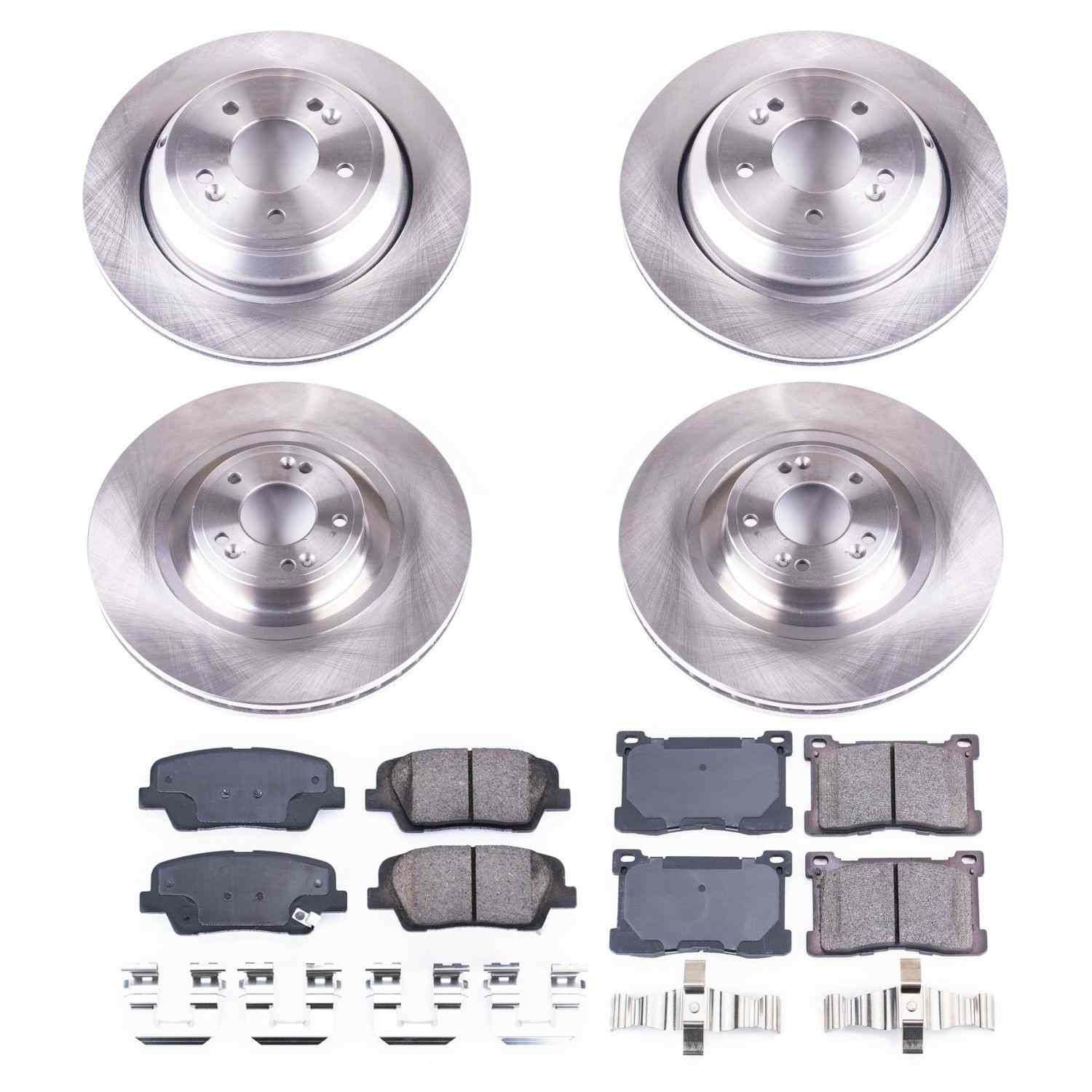 Power Stop 12-16 Hyundai Equus Front & Rear Autospecialty Brake Kit