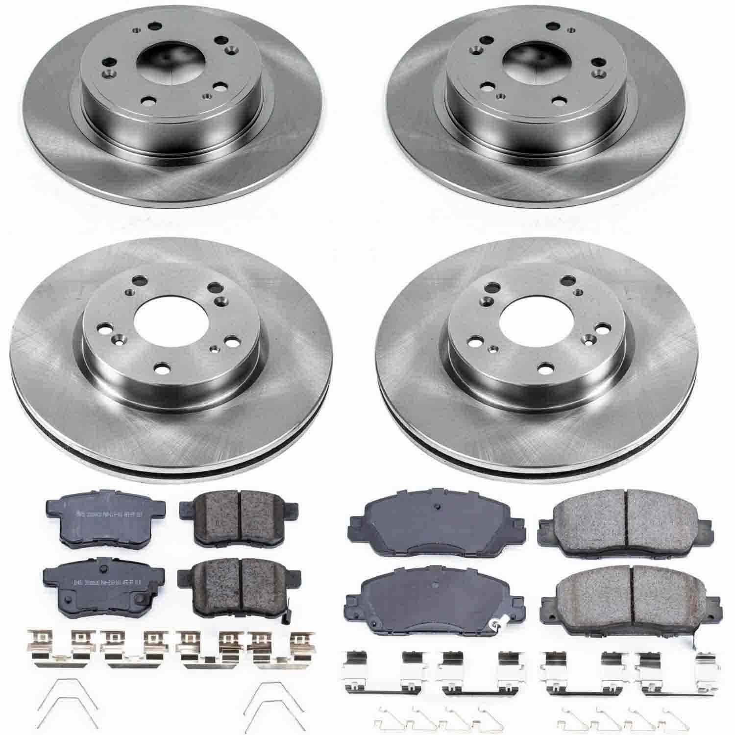 Power Stop 16-17 Honda Accord Front & Rear Autospecialty Brake Kit