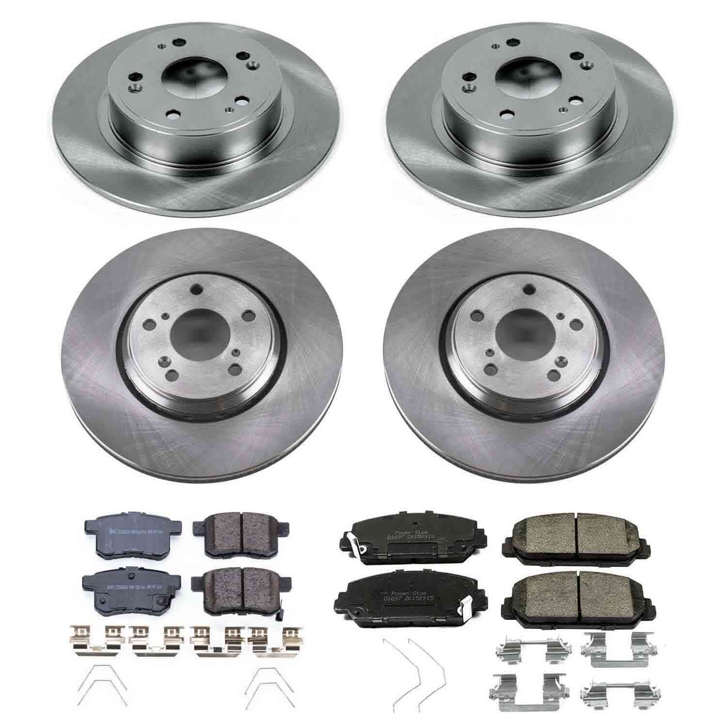 Power Stop 16-17 Honda Accord Front & Rear Autospecialty Brake Kit