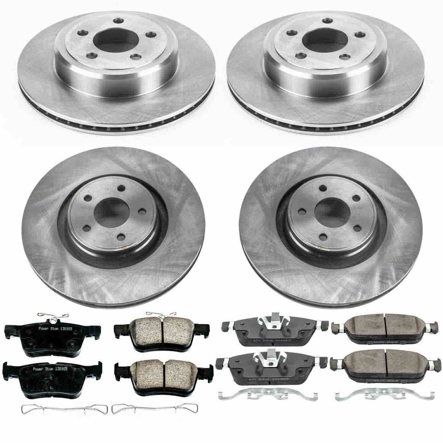 Power Stop 15-17 Lincoln MKC Front & Rear Autospecialty Brake Kit