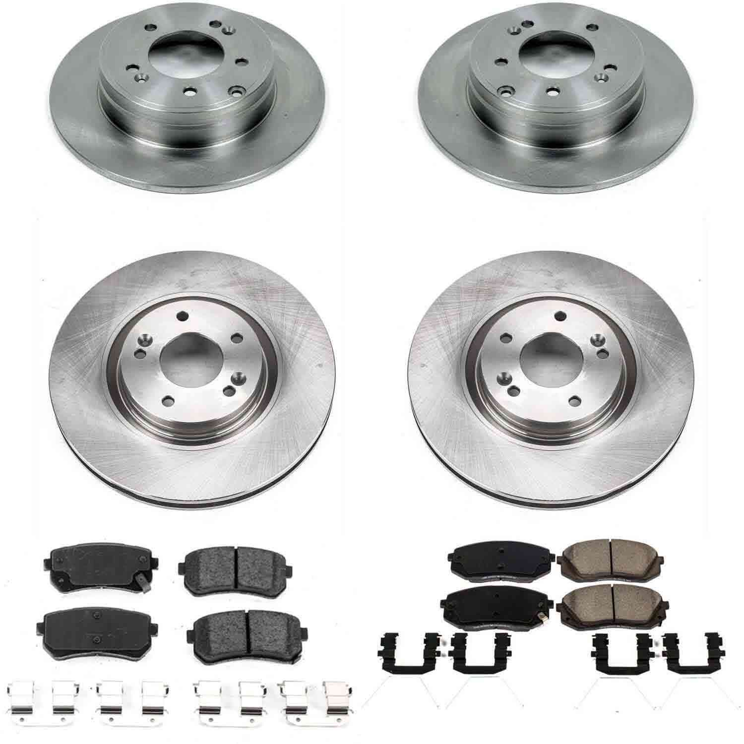 Power Stop 17-19 Hyundai Sonata Front & Rear Autospecialty Brake Kit