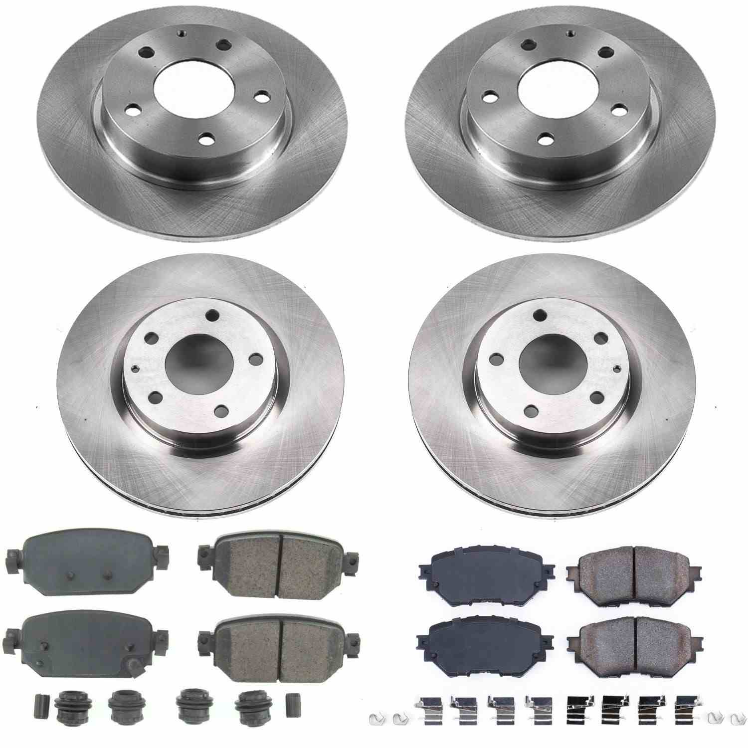 Power Stop 17-18 Mazda 3 Front & Rear Autospecialty Brake Kit